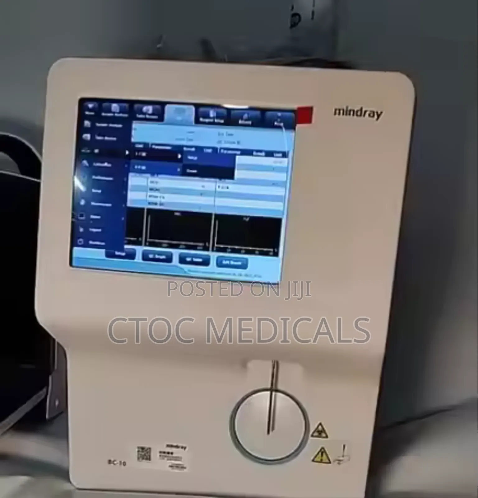 Bc 10 3 Part Haematology Analyser Mindray