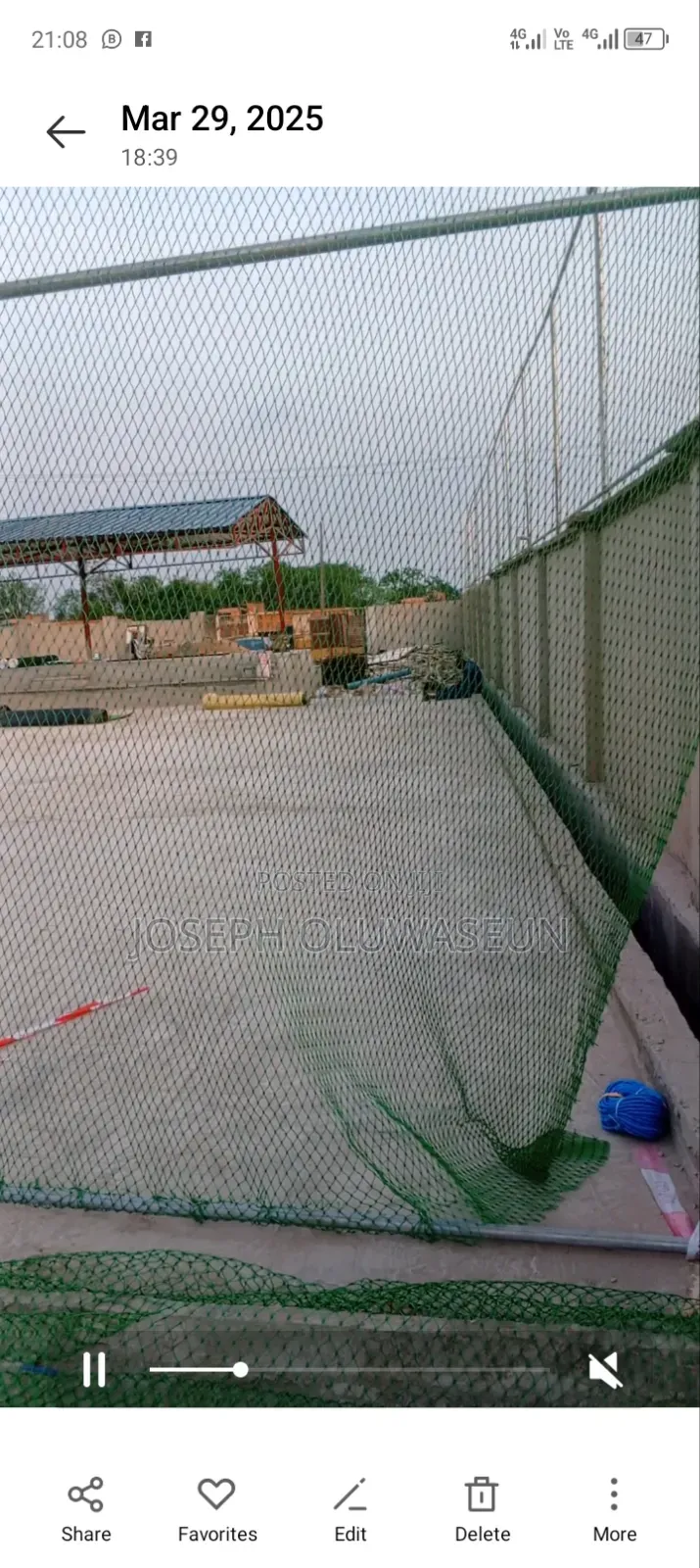 Instullation of Football Field and Other Sports Event