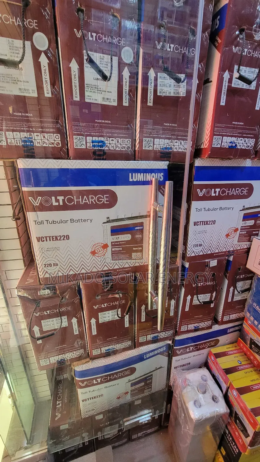 220ah 12v Luminous Voltcharge Tall Tubular Battery