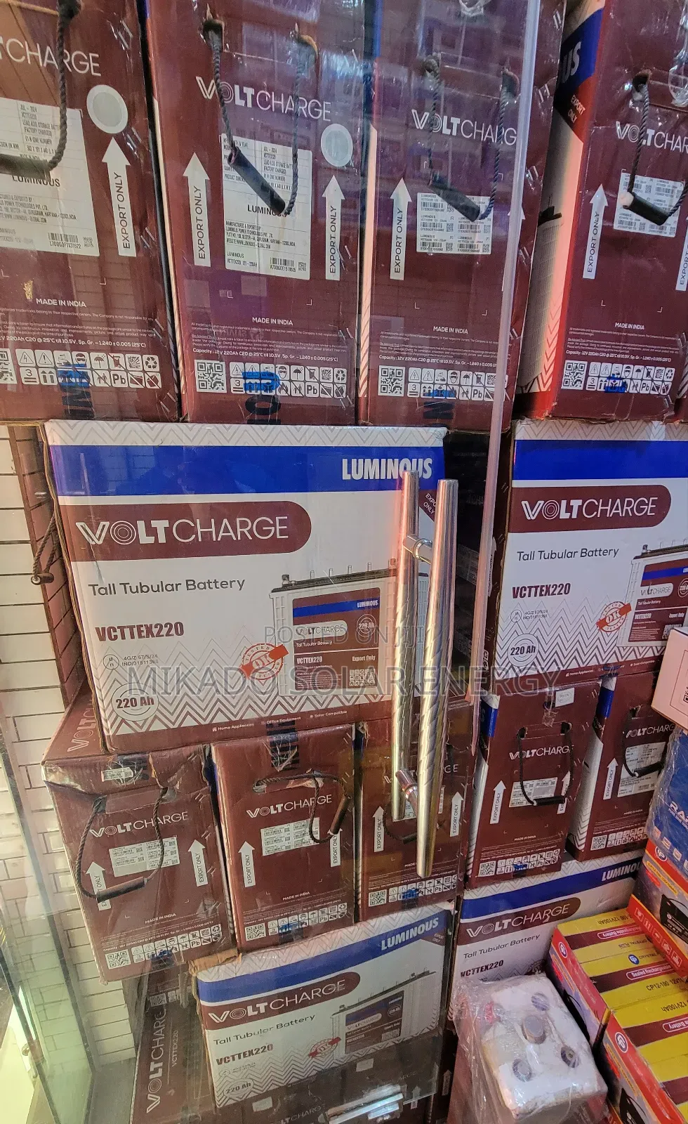 220ah 12v Luminous Voltcharge Tall Tubular Battery