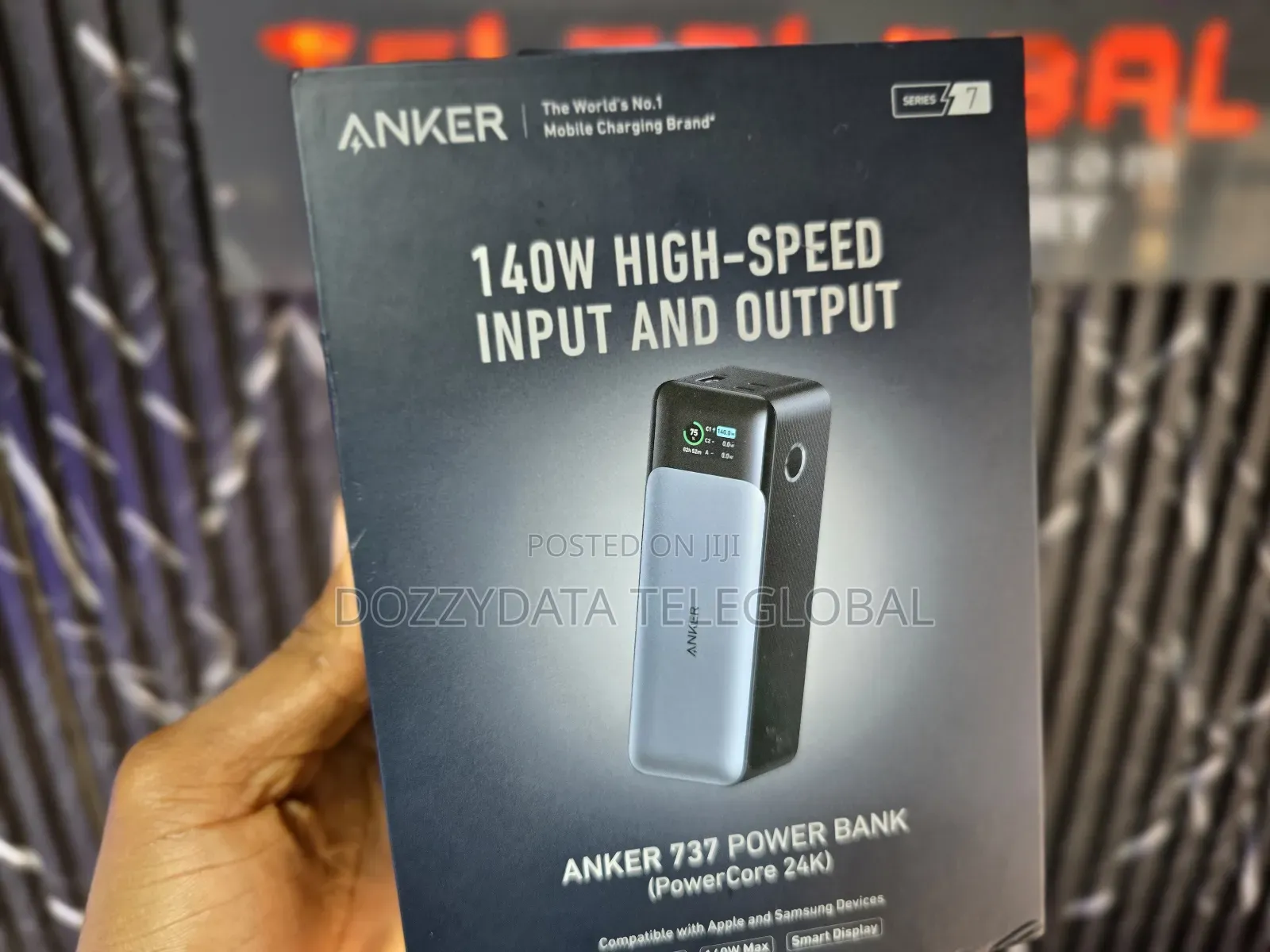Anker 737 Power Bank 24000mah 140w Powerbank 3-Port Portable