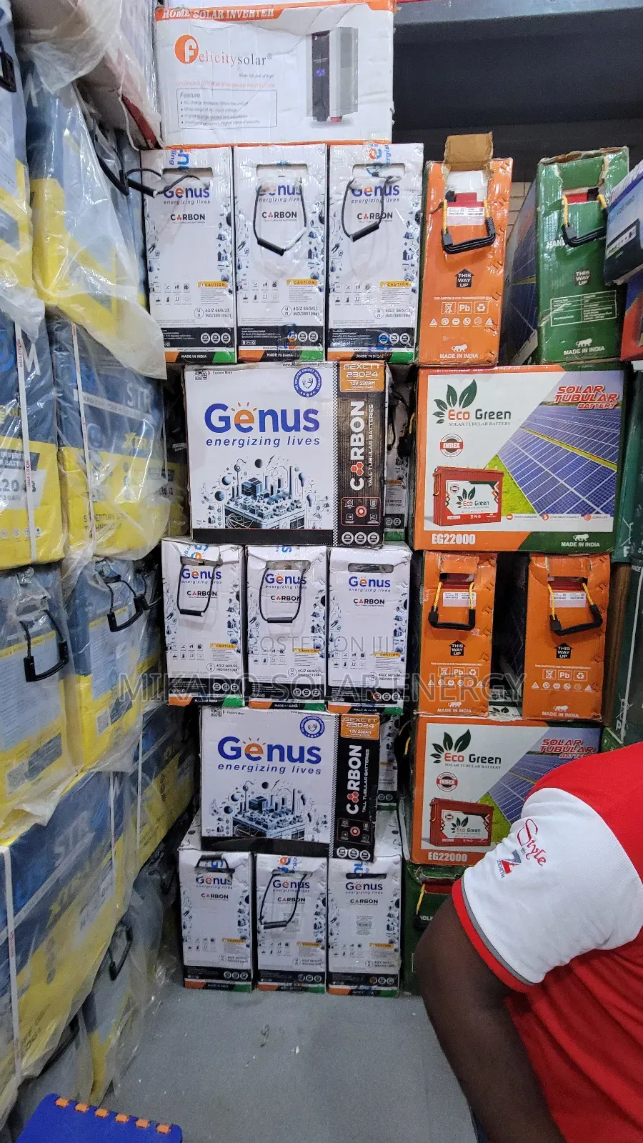 230ah 12v Genus Energizing Life Tall Tubular Battery