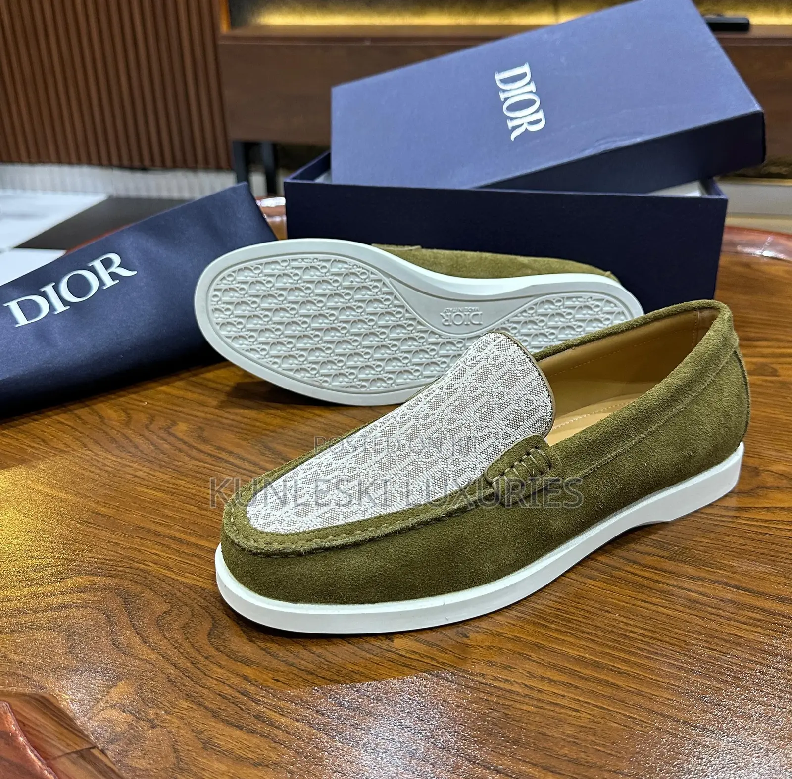 Original Dior Granville Suede and Dior Oblique Jacquard Shoe