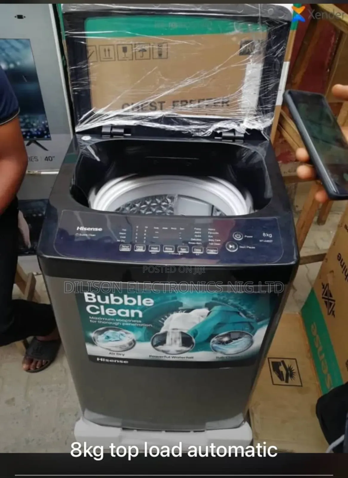 Brand New Hisense 8kg Washing Machine, Wash and Dry