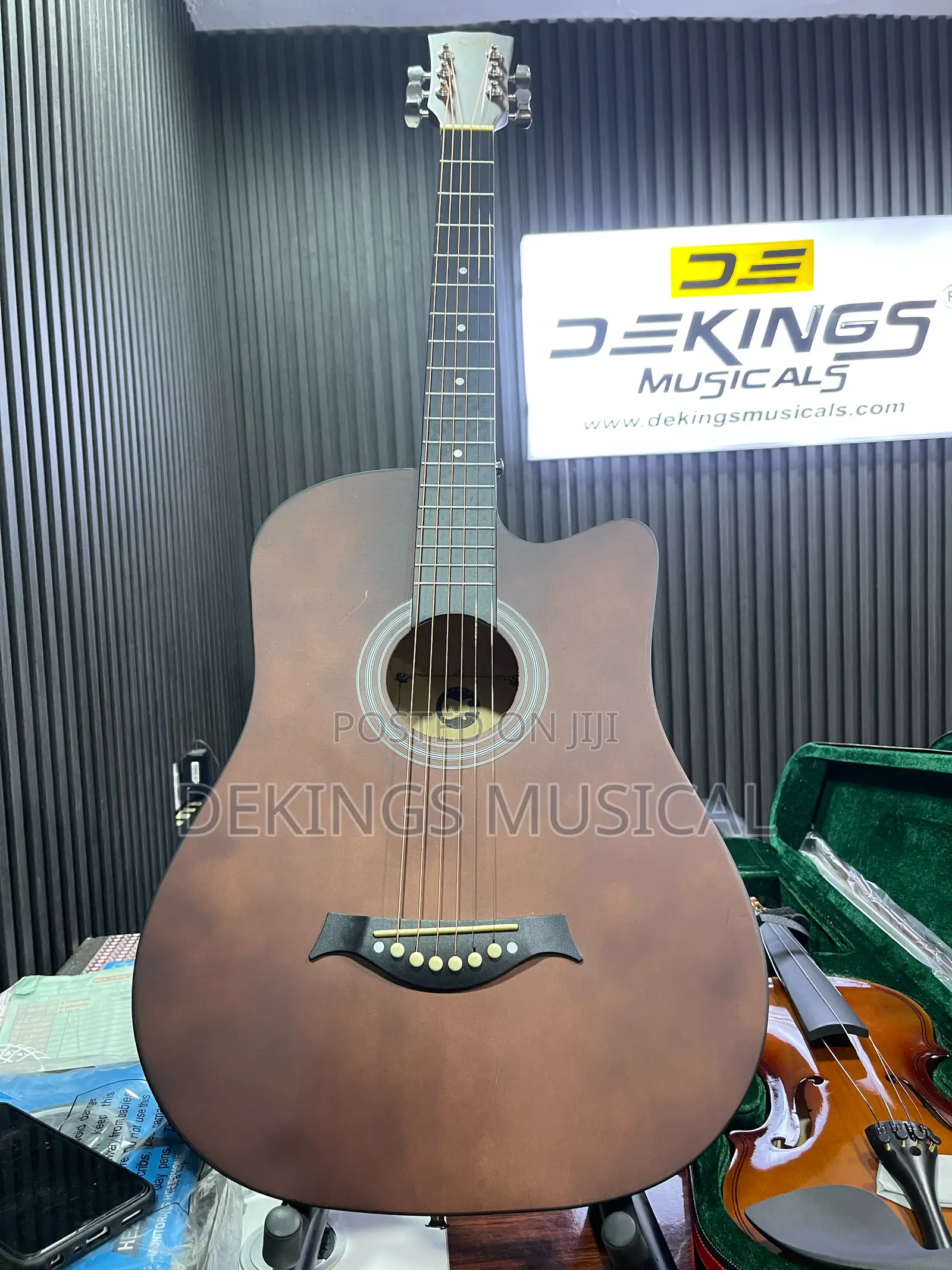 Rosy Brown Acoustic Guitar