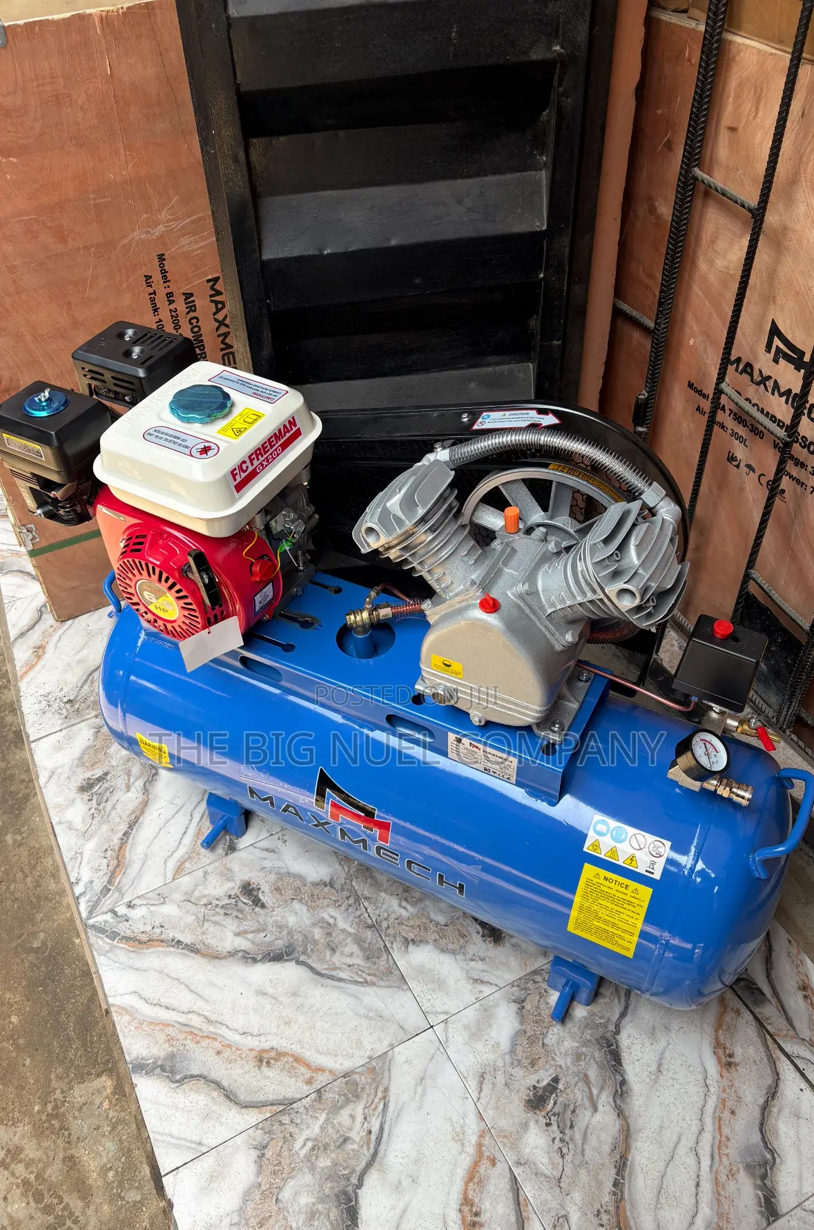 Engine Air Compressor Machine 100l