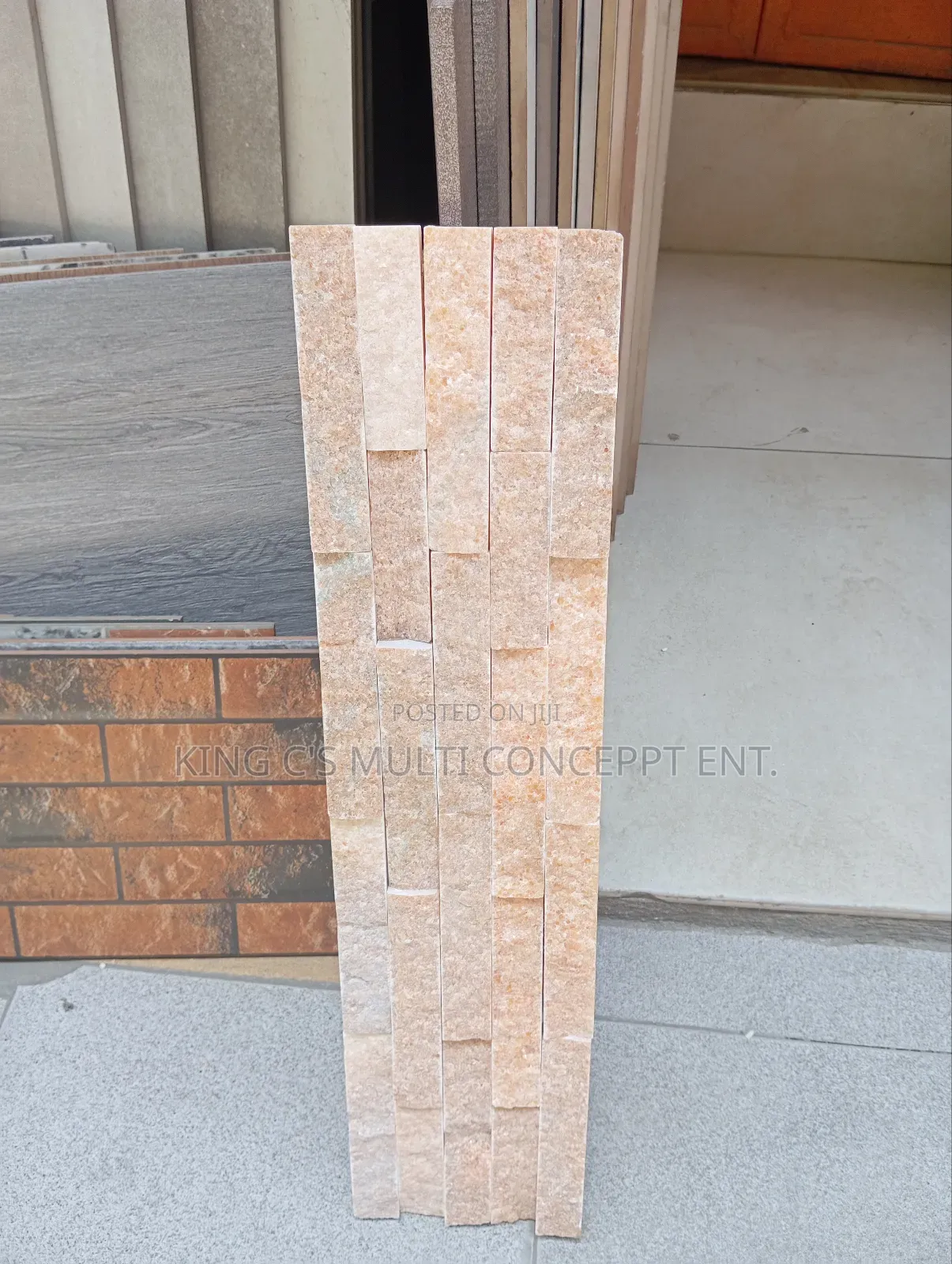 Pink Colour Natural Stone Tile