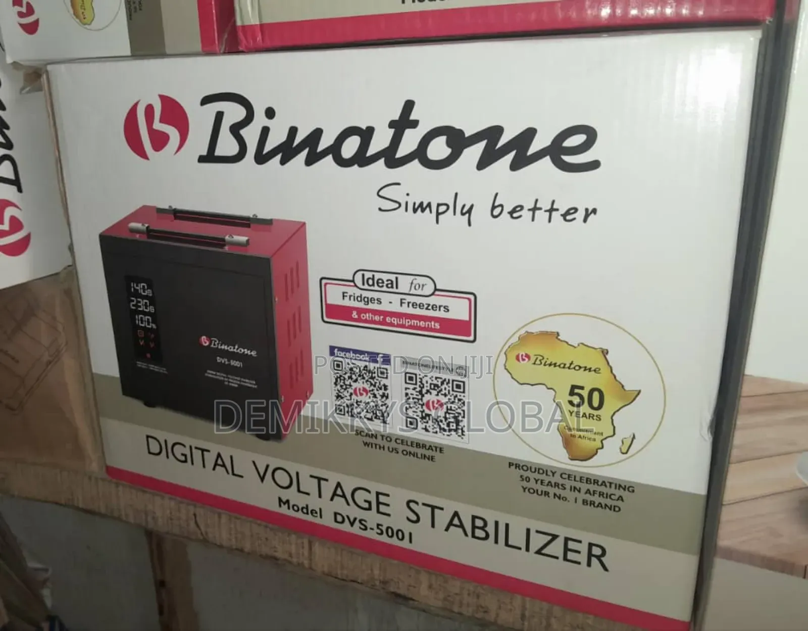 Binatone Stabilizer 5kva DVS-5001