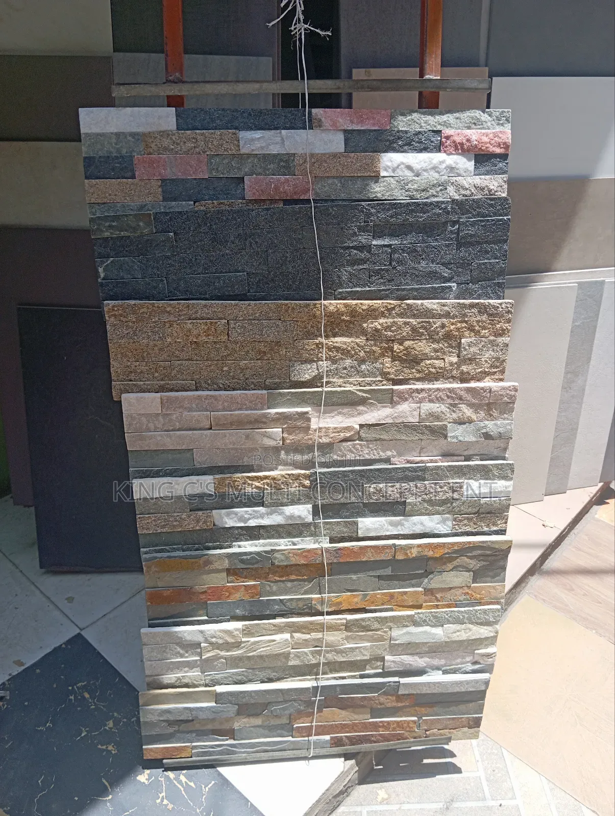 Mix Colours Natural Outside Wall Stone Tile
