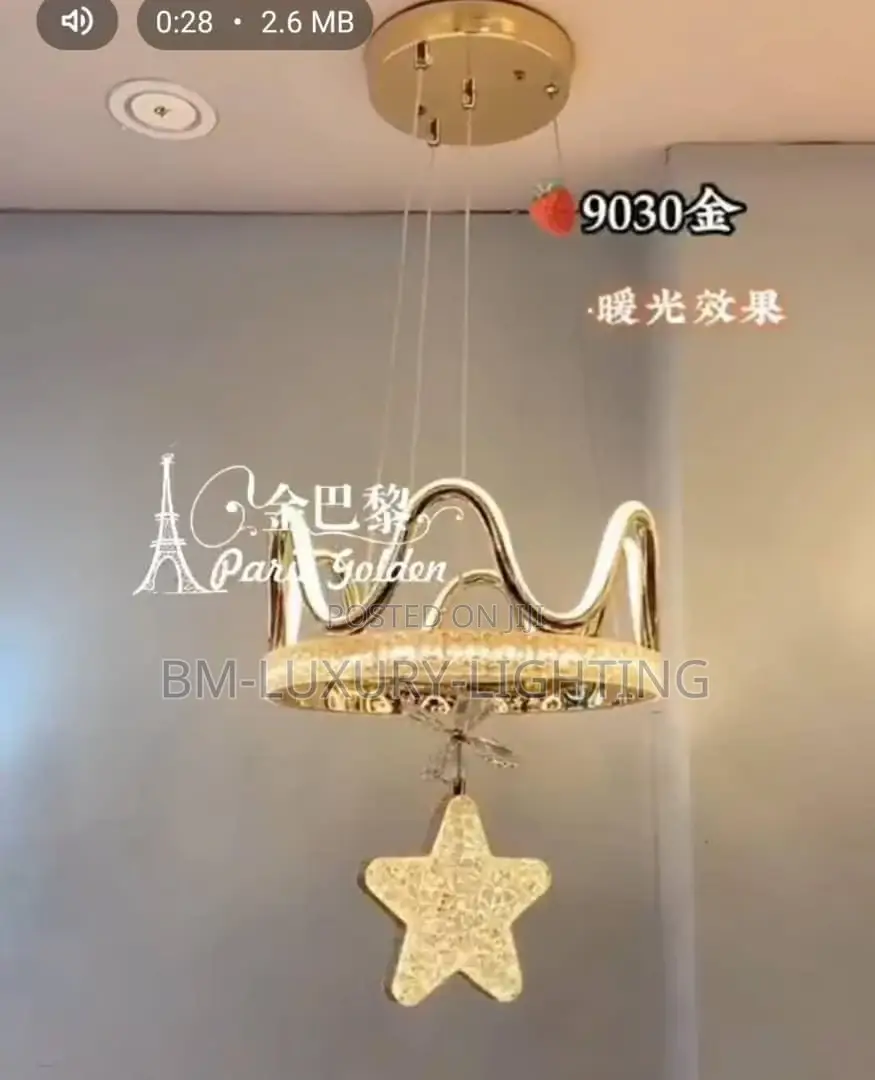 Most Beautiful Ring , Crowned Simple Chandelier in Nigeria