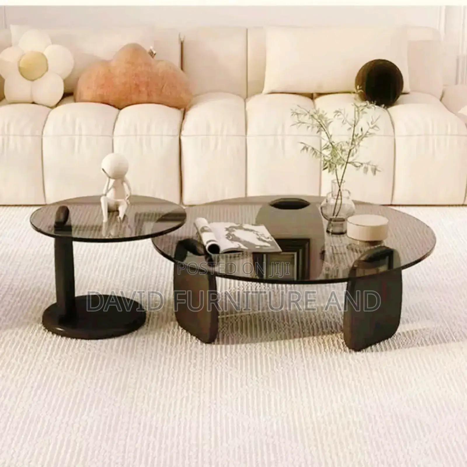 Glass Coffee Center Table.