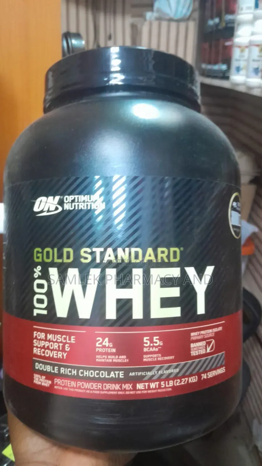 Optimum Nutrition Gold Standard 100% Whey Protein-5lbs
