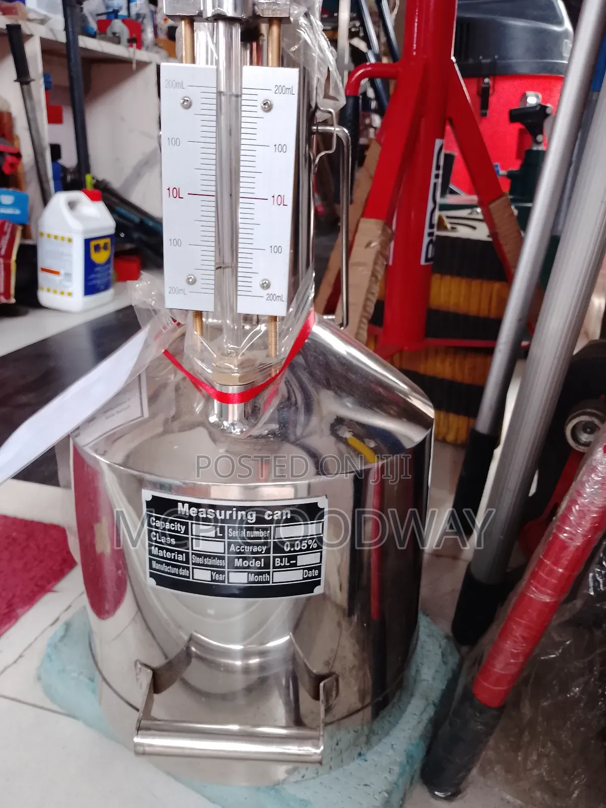 Stainless Steal Measurement Can 10l
