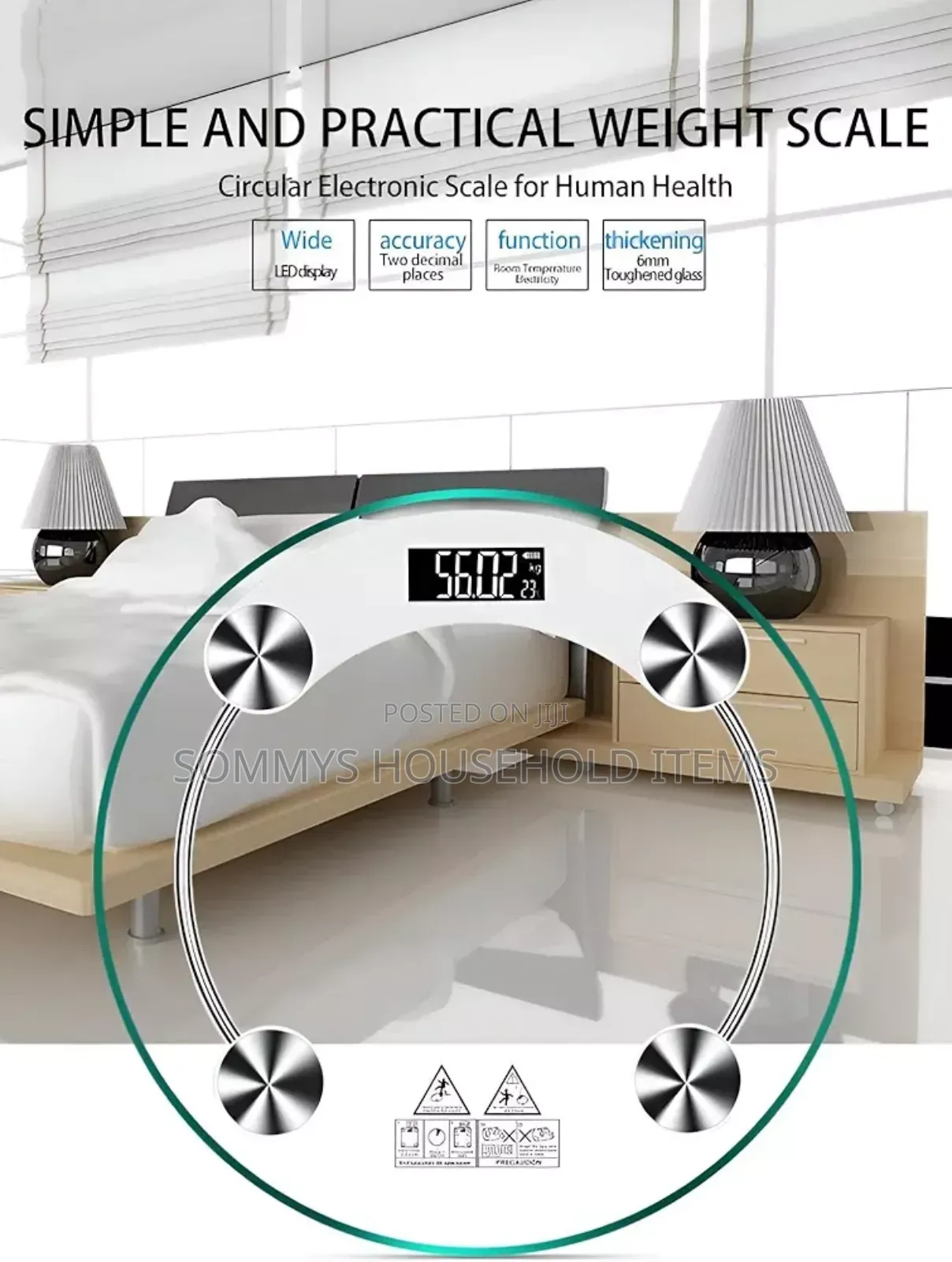 Round Personal Scale / Digital Weighing Scale