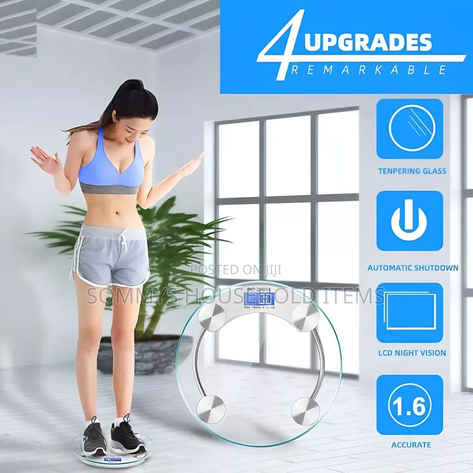 Round Personal Scale / Digital Weighing Scale