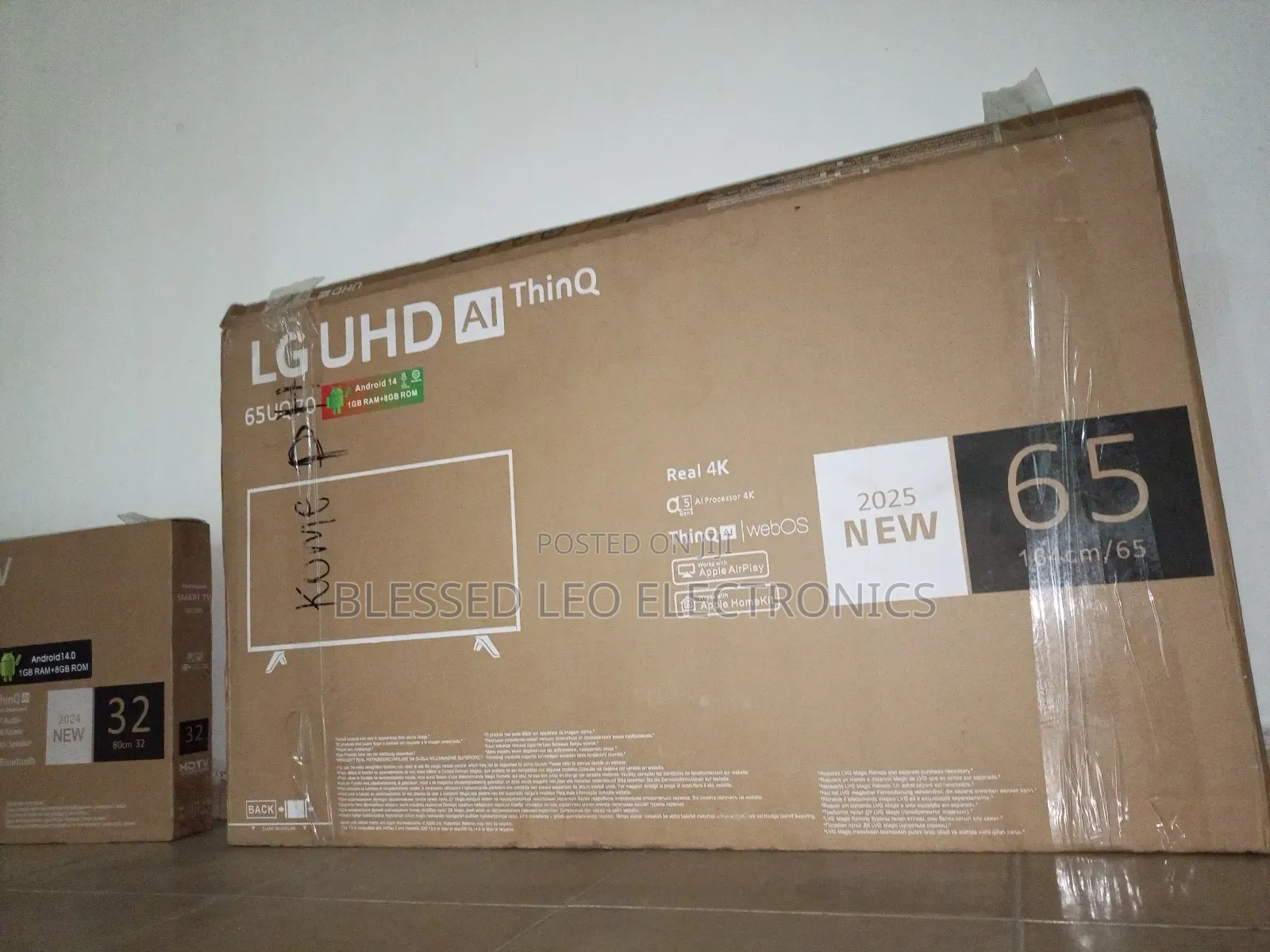 65 Inches With Inbuld Bluetooth Netflix Wifi Facebook Googl