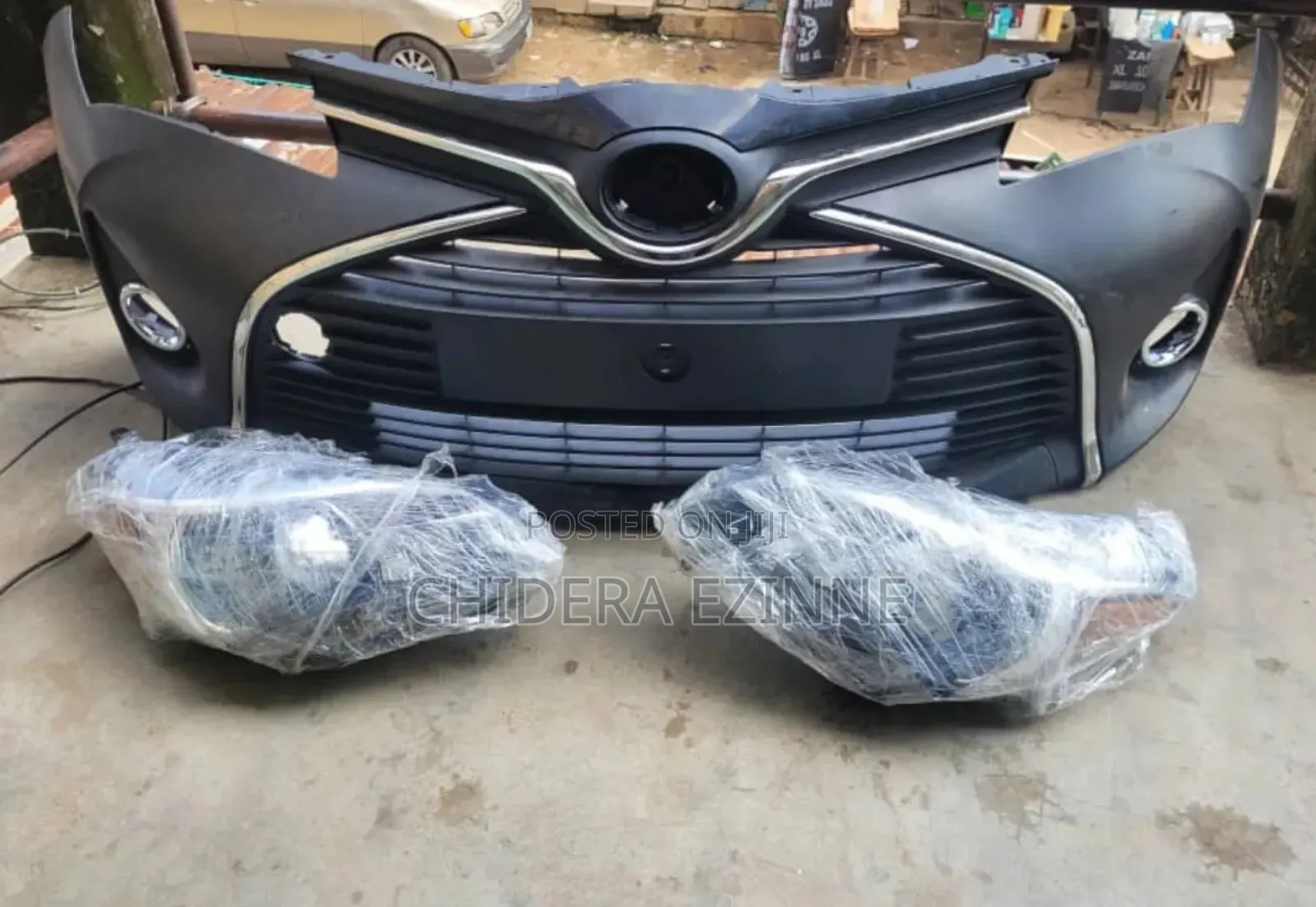 Toyota Corolla Ia 2018 Model Bumper Complete Headlight Set