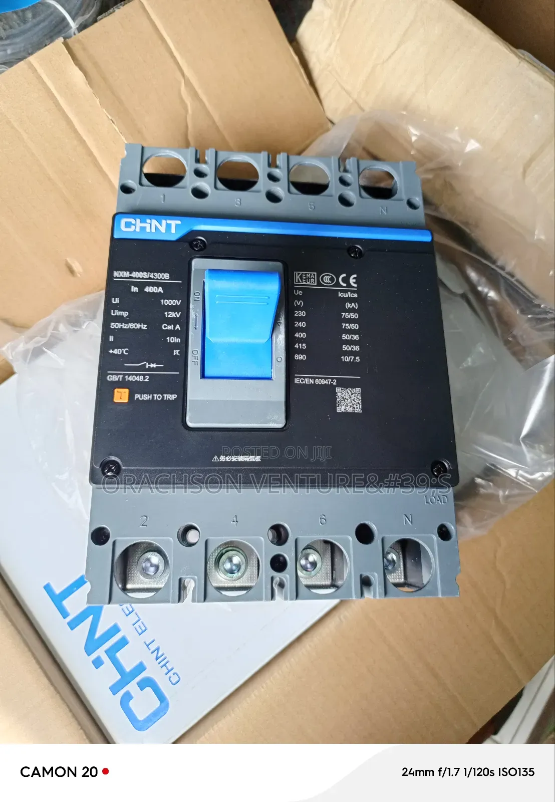 400amps 4pole McCb Chint Panel Power Breaker