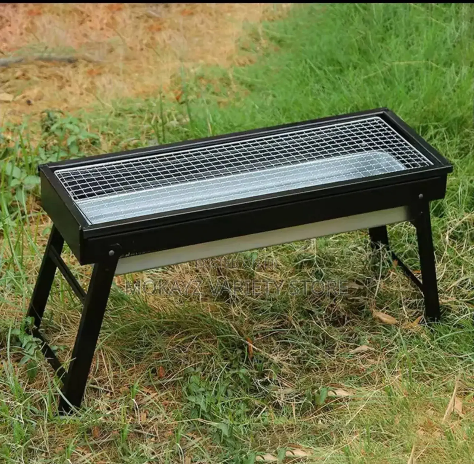 Charcoal Indoor/Outdoor BBQ Grill With Drawer