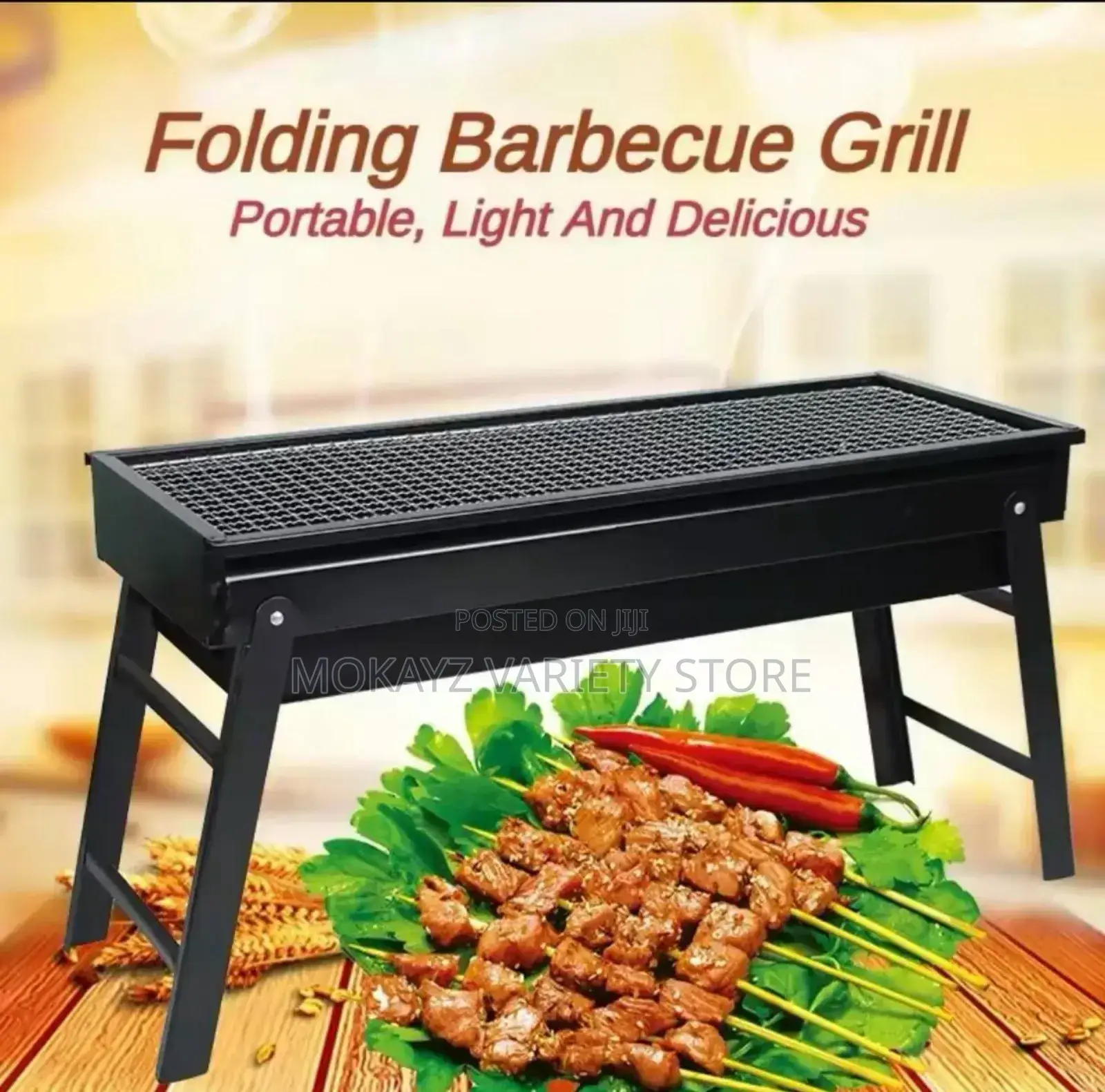 Charcoal Indoor/Outdoor BBQ Grill With Drawer