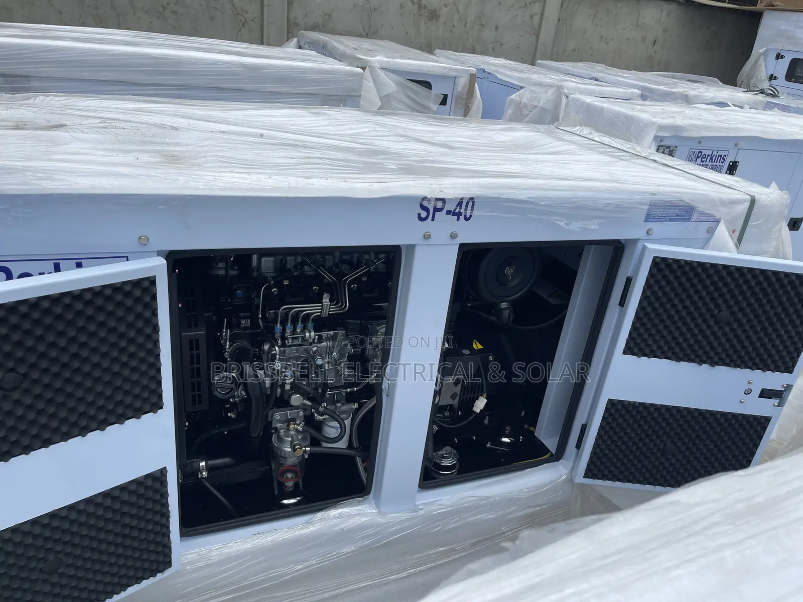 Silent England Perkins Soundproof Diesel Generator 40kva