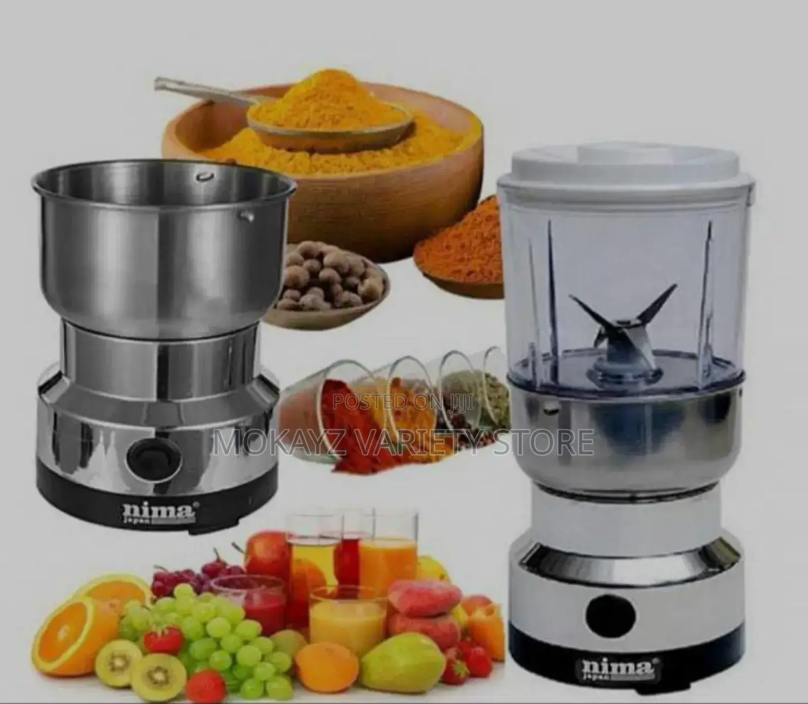 Nima 2in1 Liquid Dry Electric Grinder/Blender (300w)