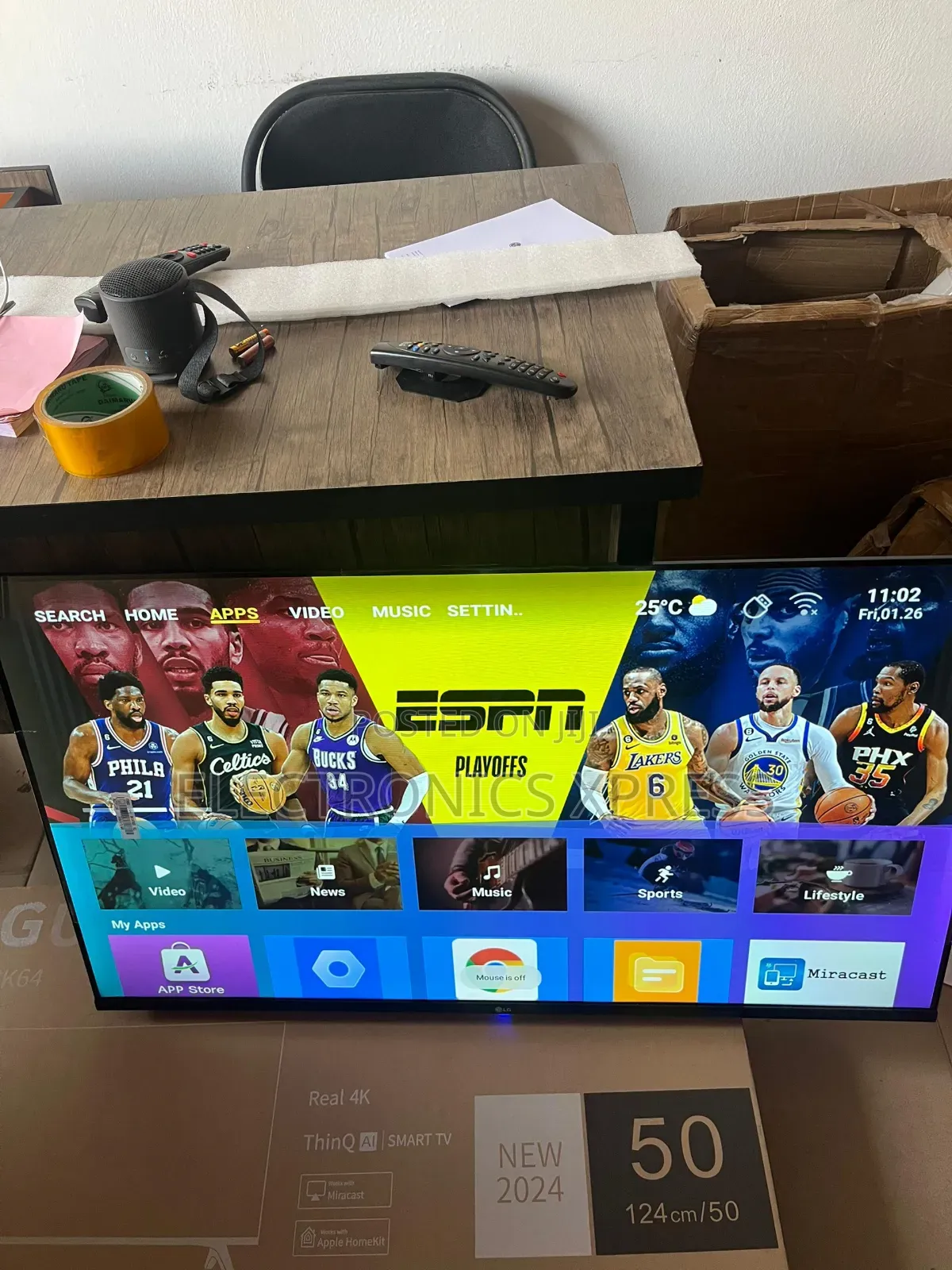 Lg 50" Smart Tv for Sale