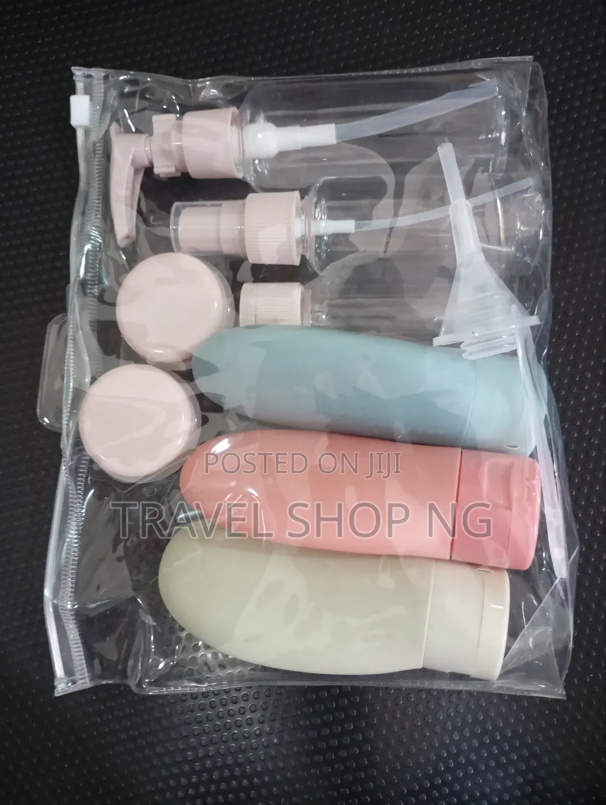 11pc Set Plastic Tsa Travel Container