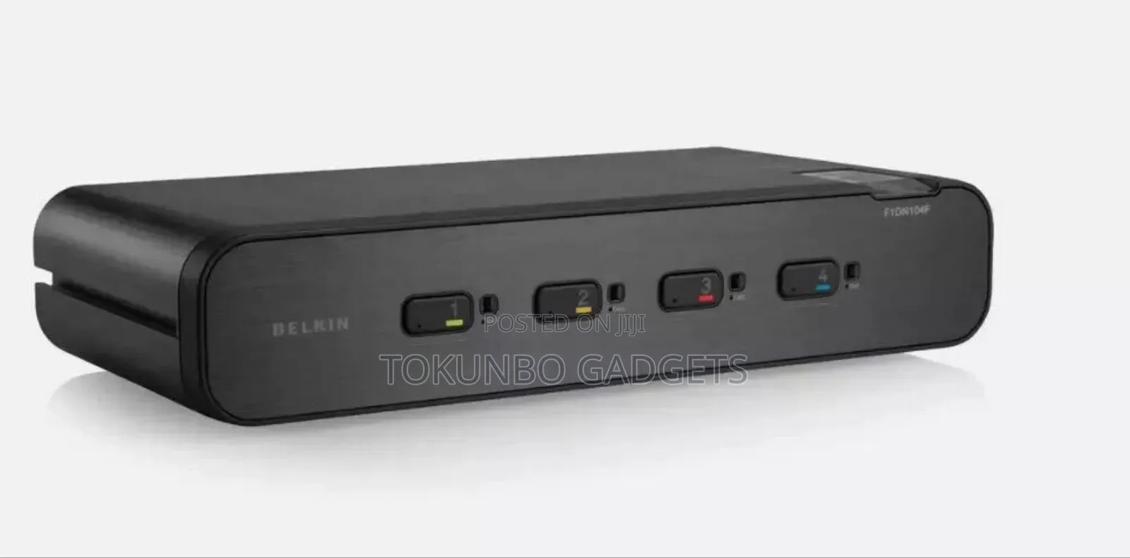 Belkin F1dn104f-3 Advanced Secure Dual Head Dvi-I KVM Switch