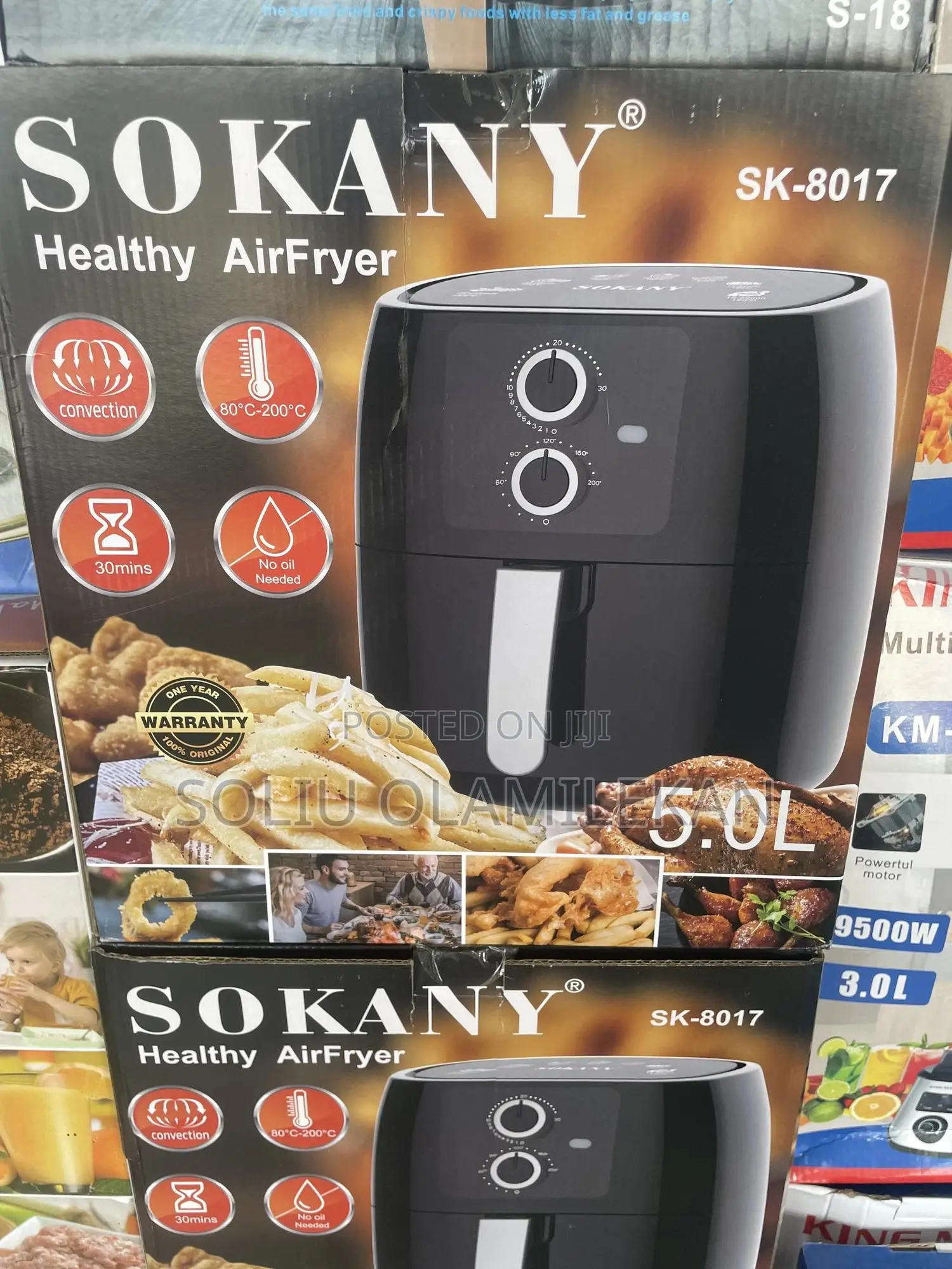 Sokany Air Fryer - 5 Litres