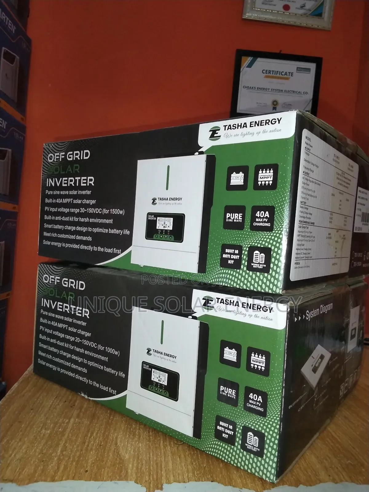 1.5kva 24v Tasha Energy Hybrid Inverter
