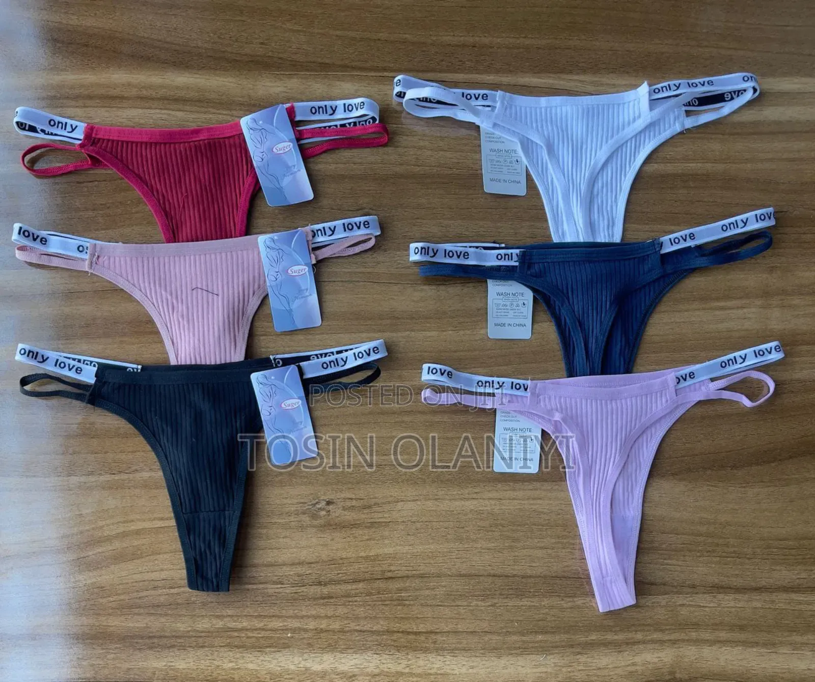 Classy G-String Panties 3pcs