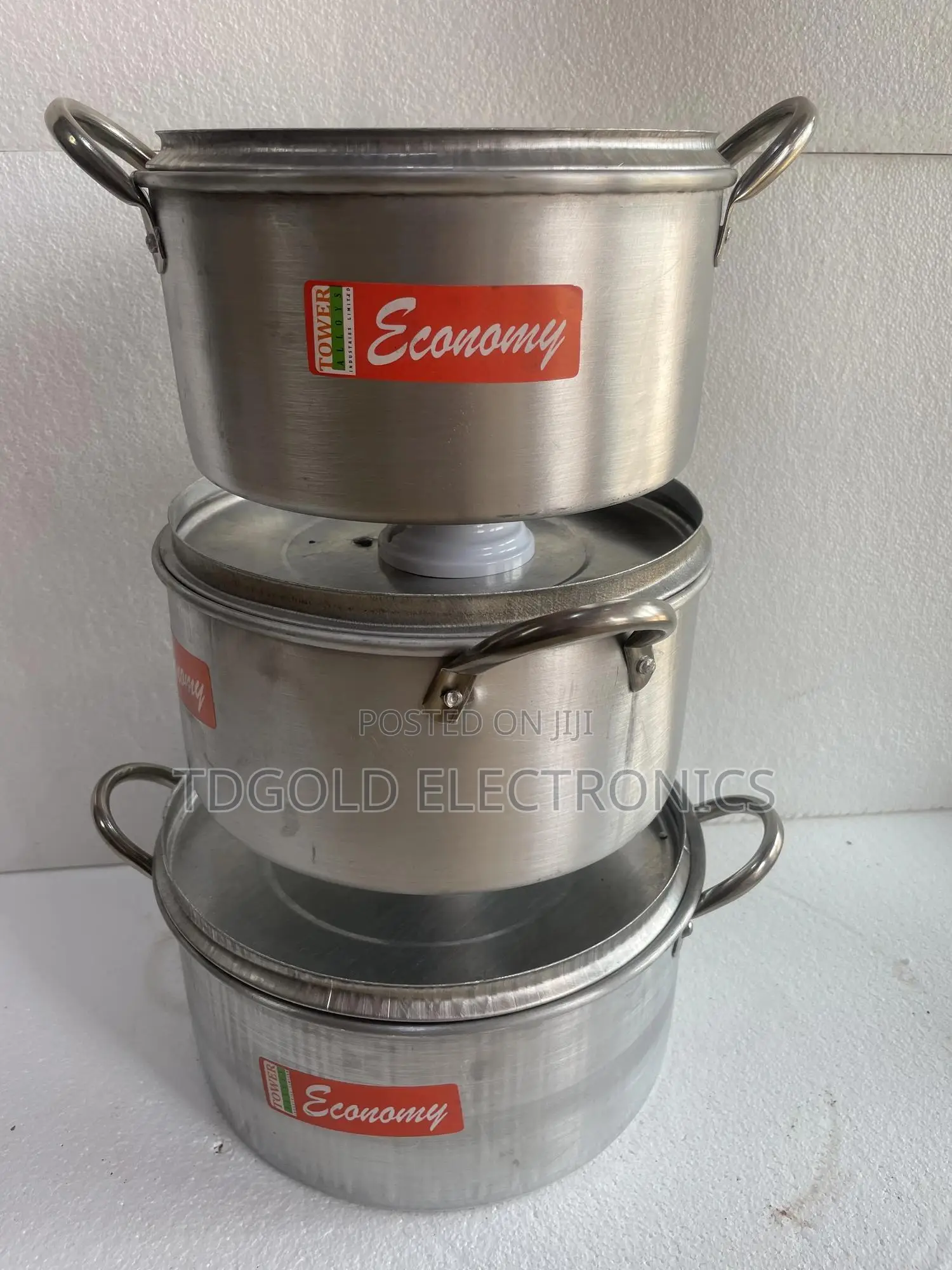 Tower Economy Aluminum Pot Set (3-Piece)