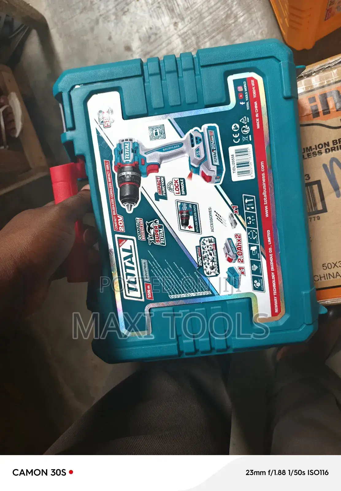 Total Brushless Drilling Machine 20v Cordless