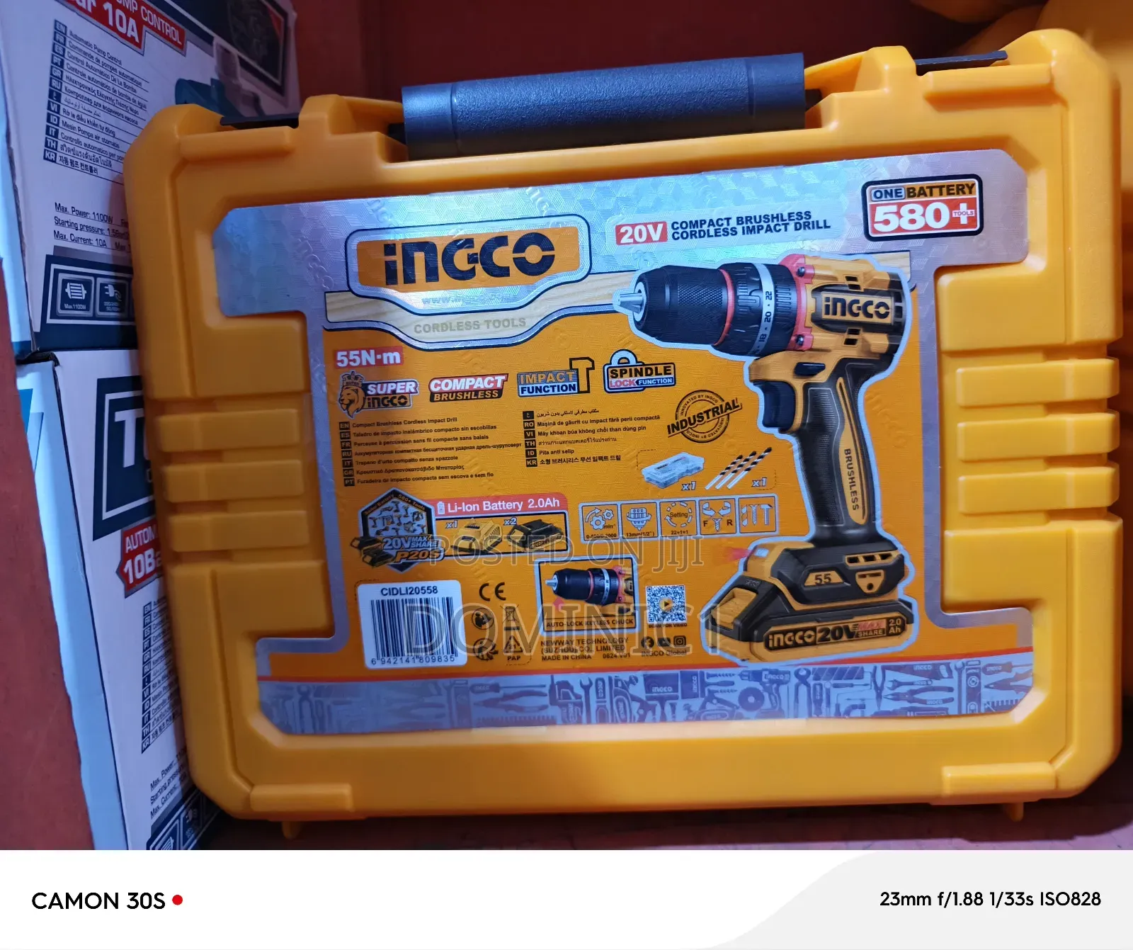 Ingco Cordless Drill Machine Brushless 20v