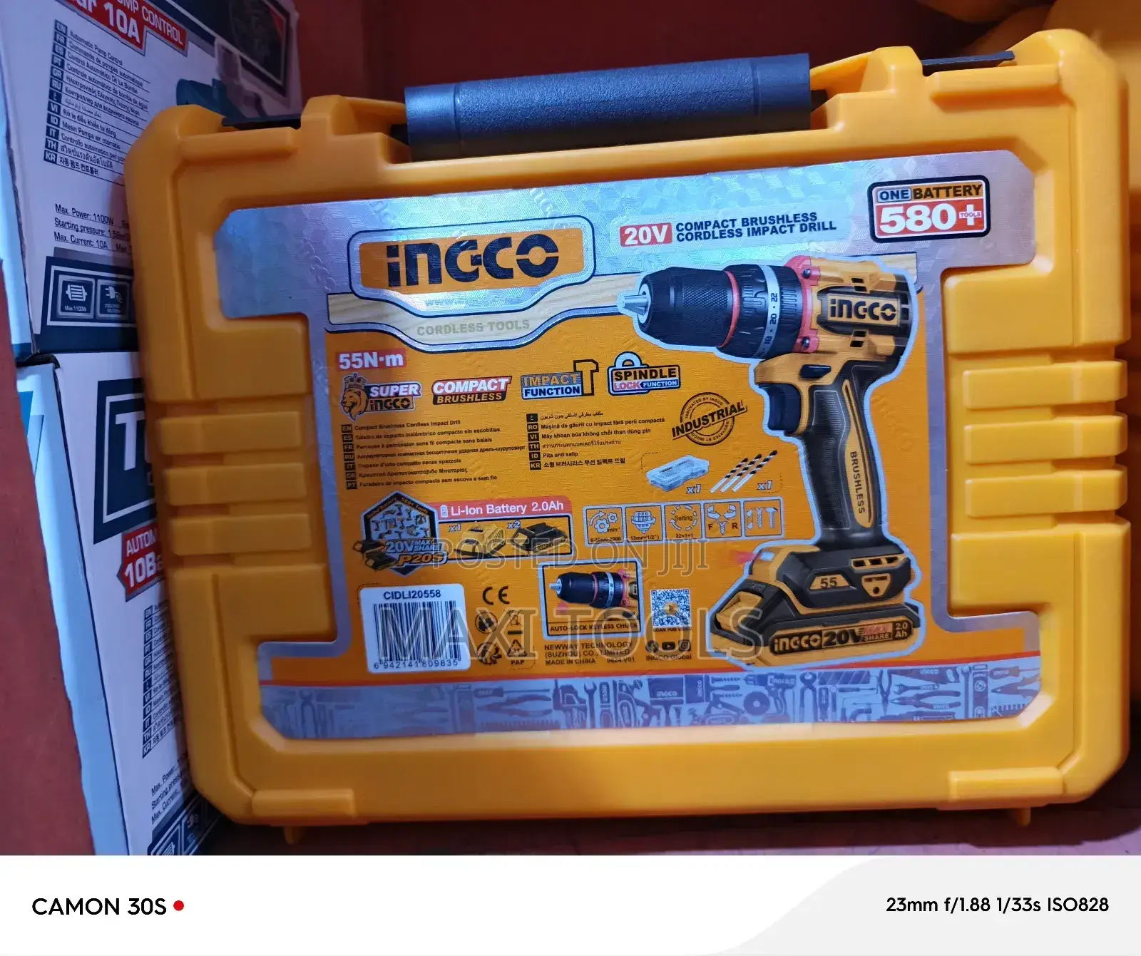 Ingco Cordless Drill Machine Brushless 20v