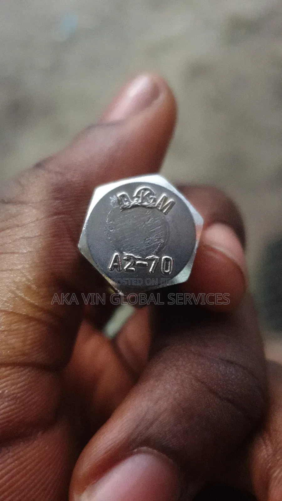 Stainless Steel Hex Bolt M12 X 25.0mm