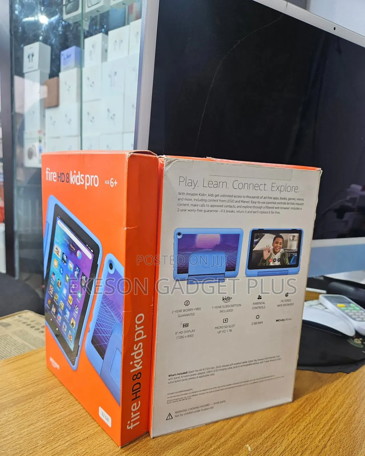 New Amazon Fire HD 8 Kids Pro 64 GB Green