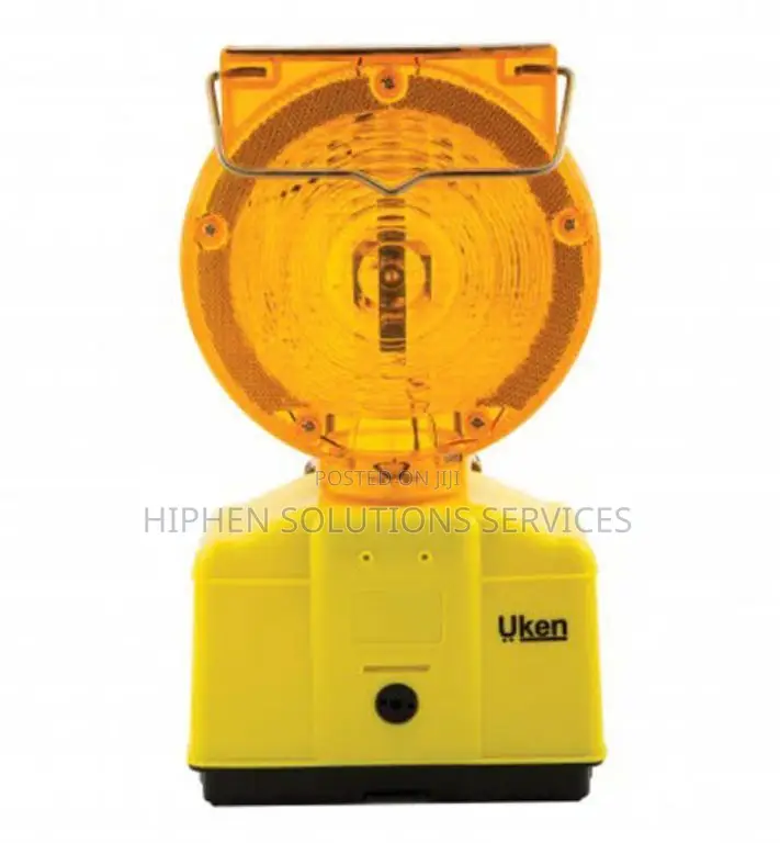 Yellow or Red Solar Barricade Light