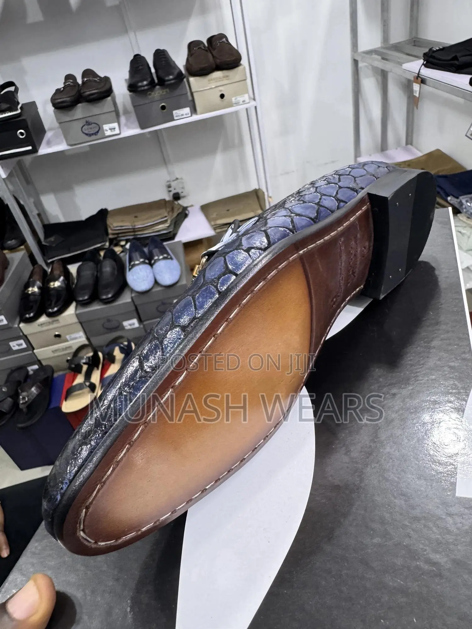 Italian Moreschi Animal Skin Shoe