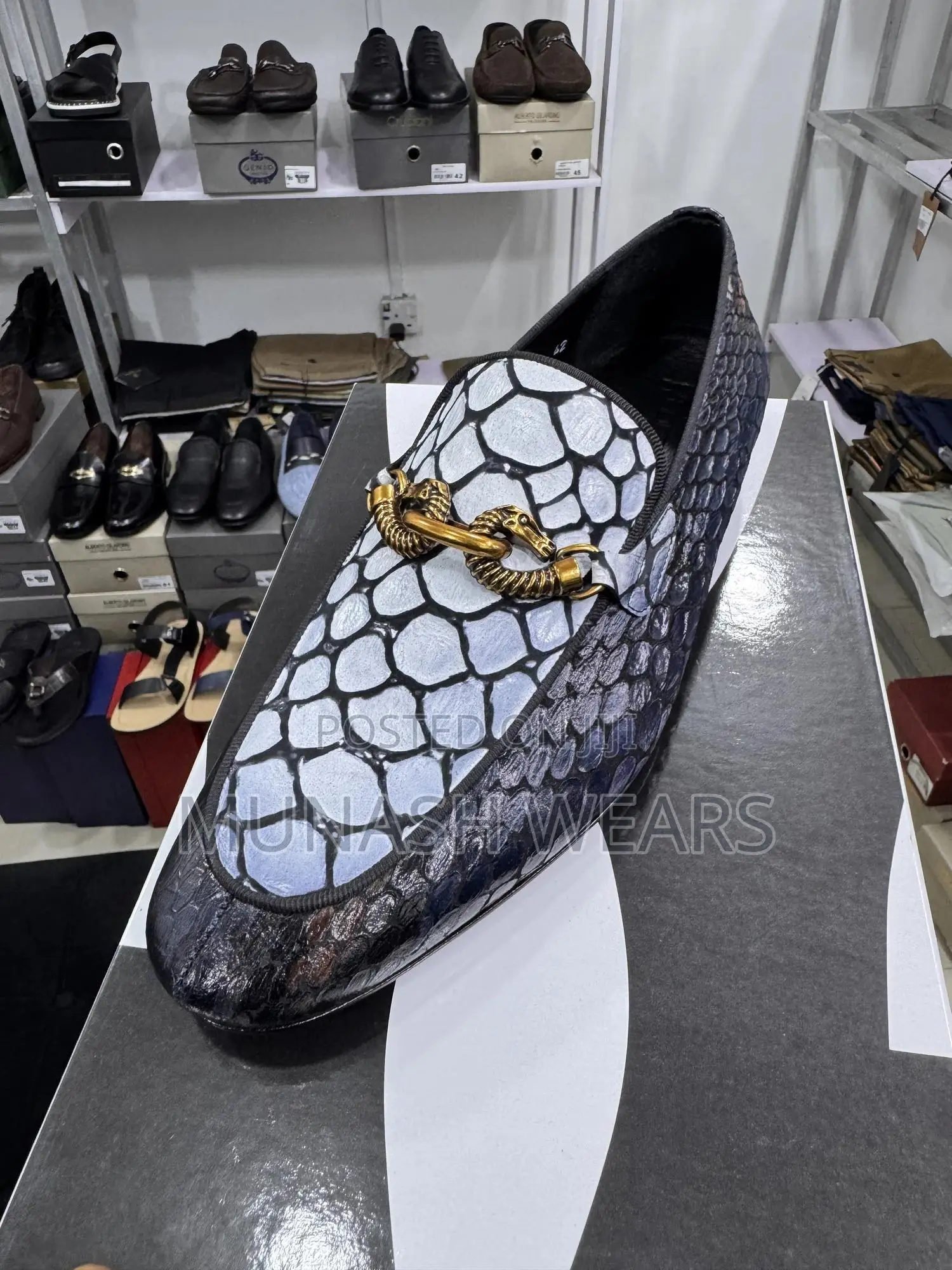 Italian Moreschi Animal Skin Shoe