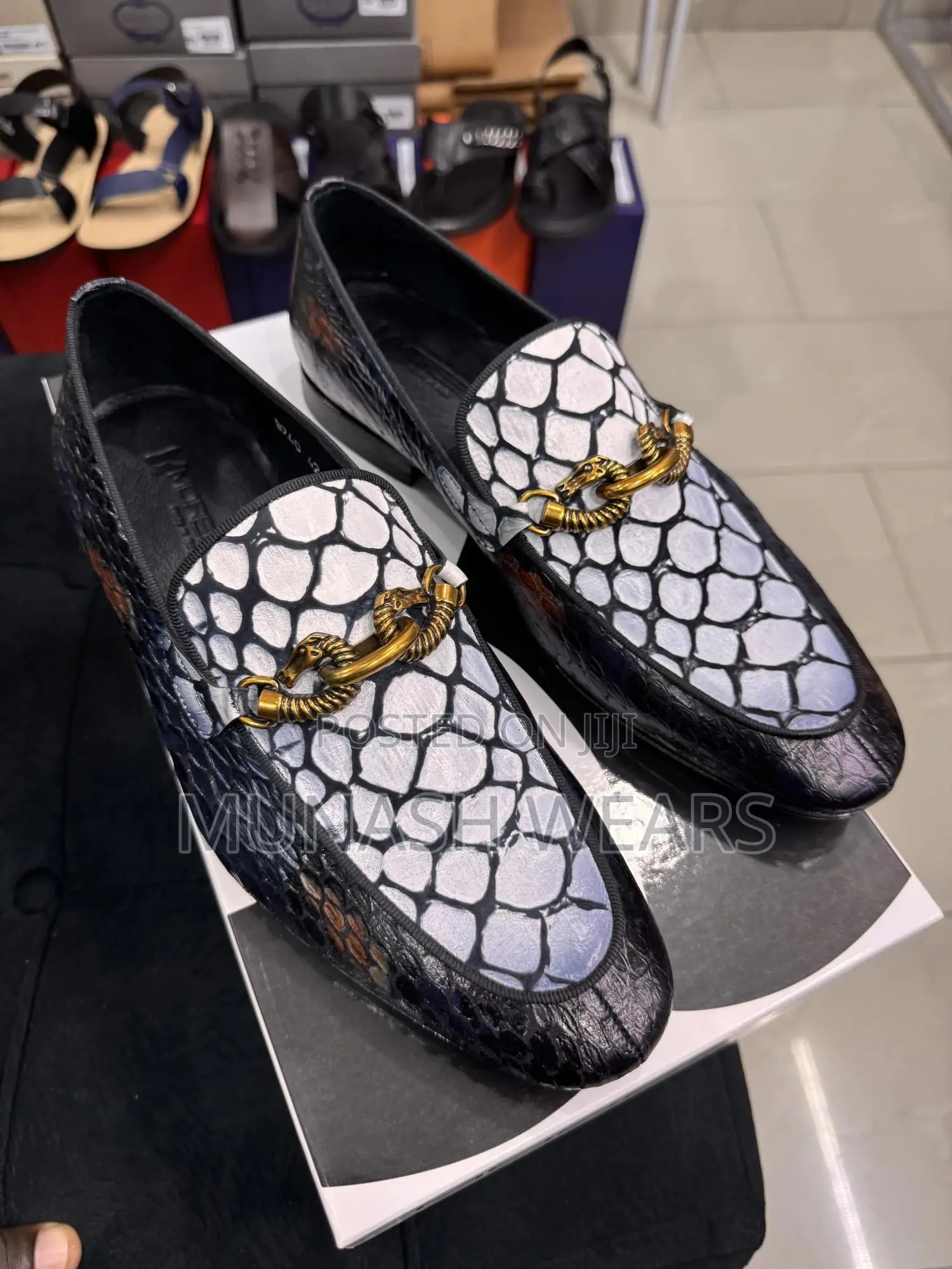 Italian Moreschi Animal Skin Shoe