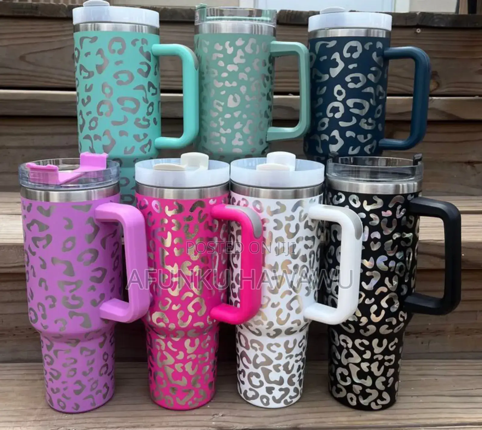 Leopard Double Walled Stainless Steel.