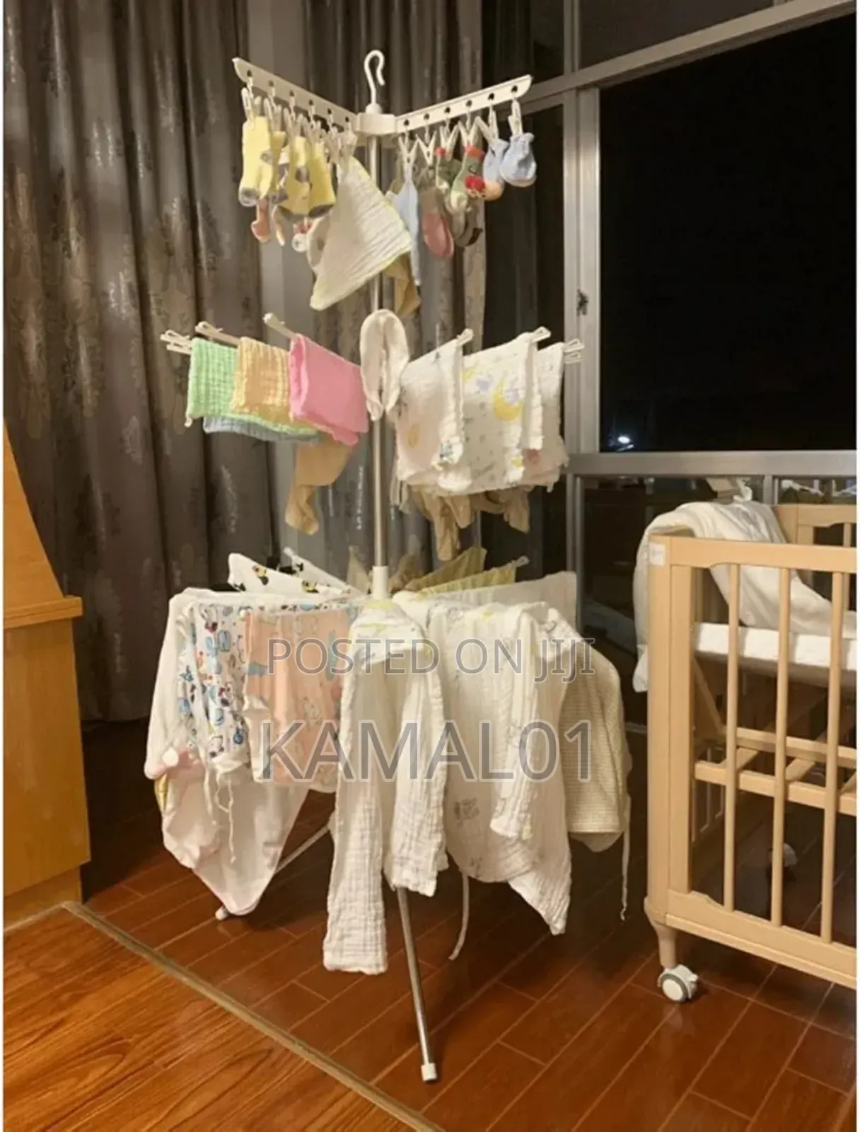 Laundry Hanger Drying Rack Clothing Foldable