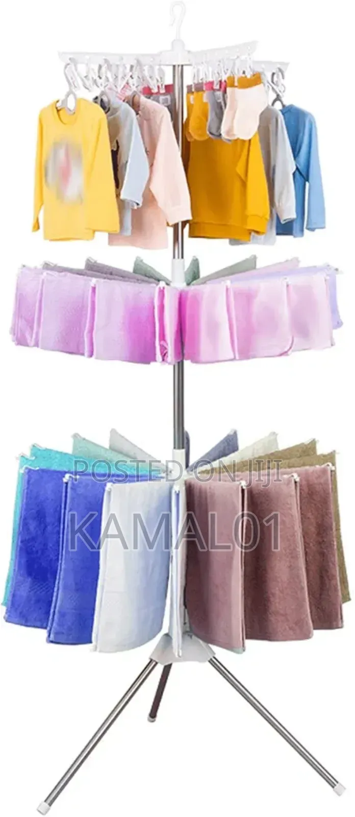Laundry Hanger Drying Rack Clothing Foldable