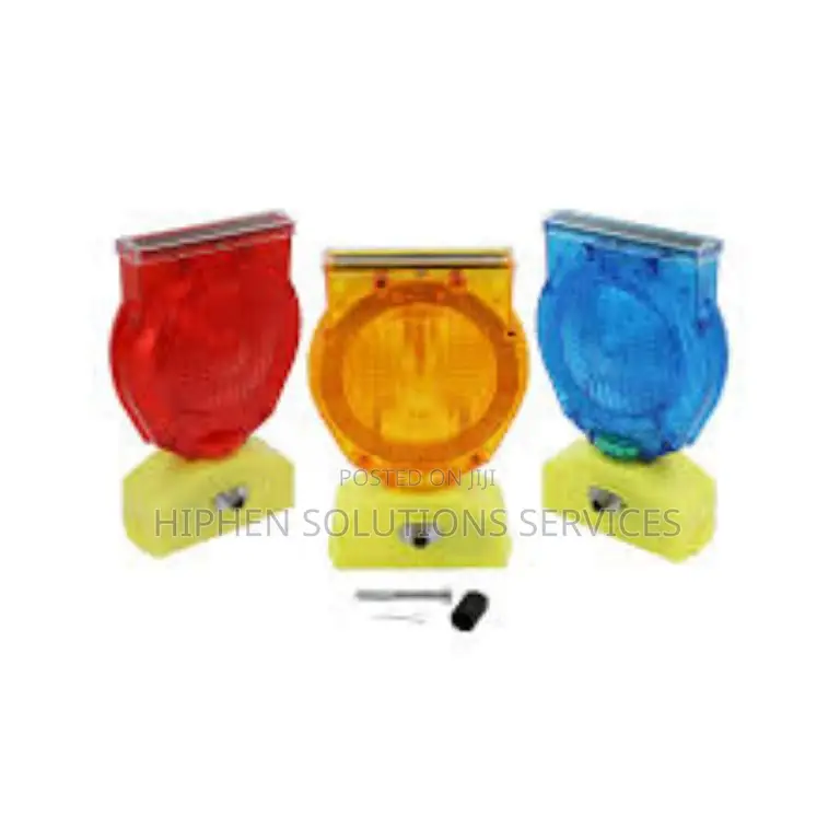Safety Led Flashing Lights Solar Barricades Signal Lamps