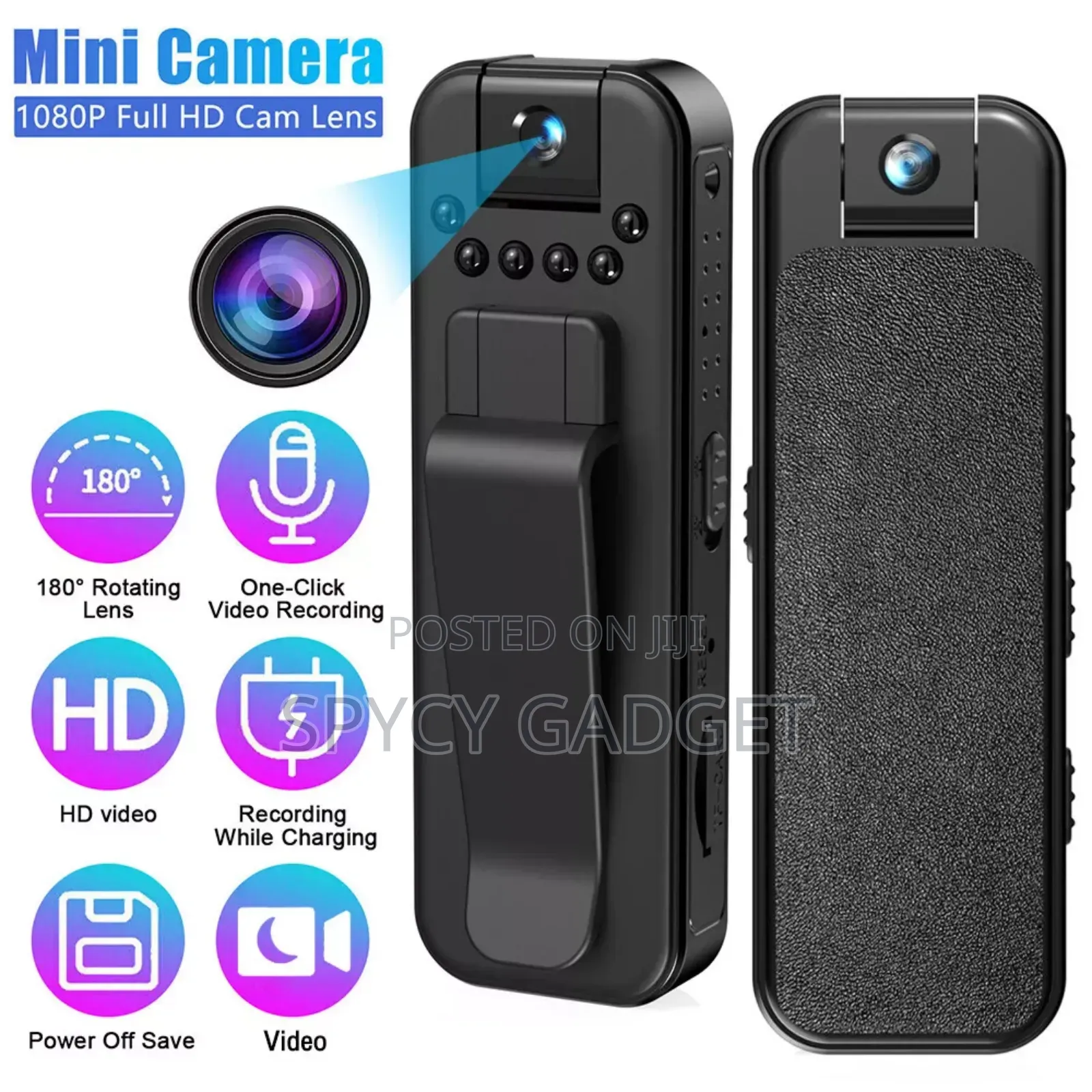 1080p Full Hd Wifi Body Camera With Night Vision