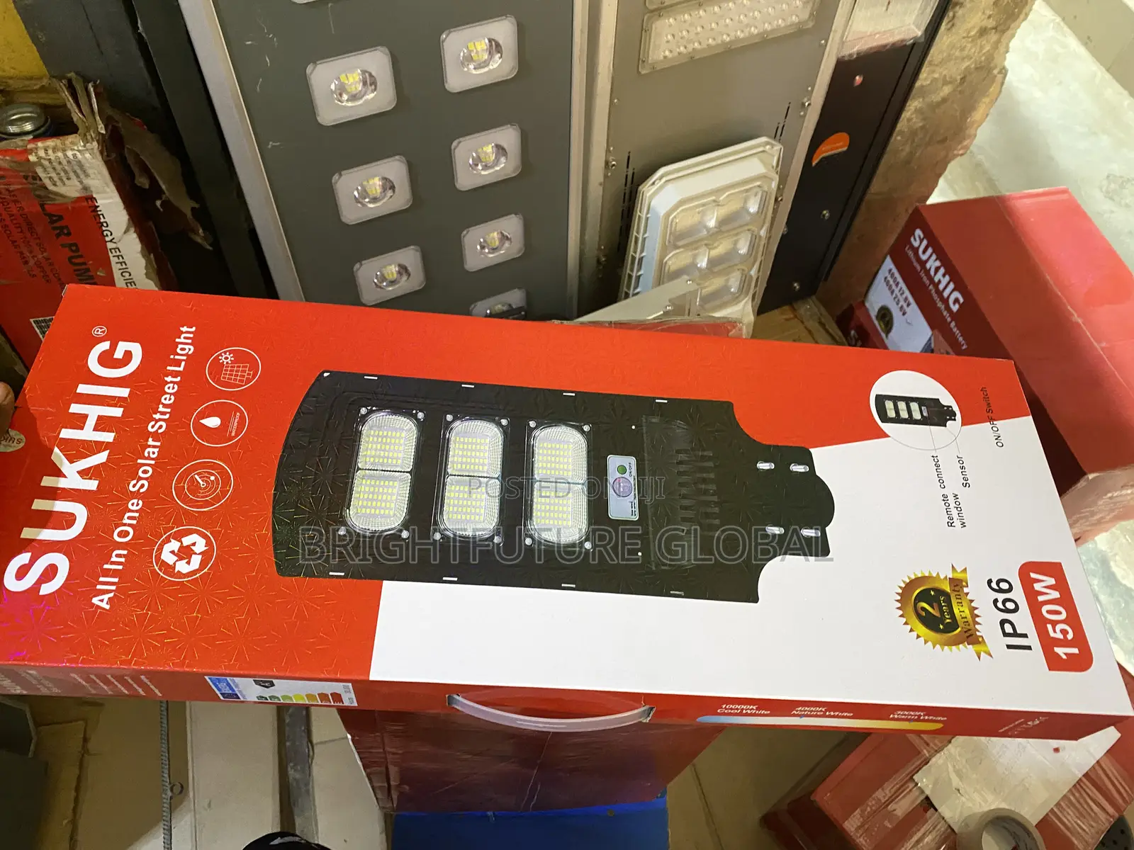 Sukhig Solar Street Lights 3 Eyes
