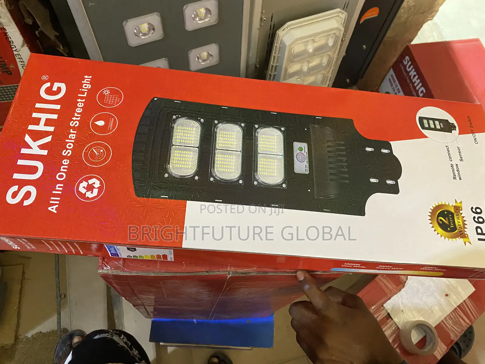 Sukhig Solar Street Lights 3 Eyes