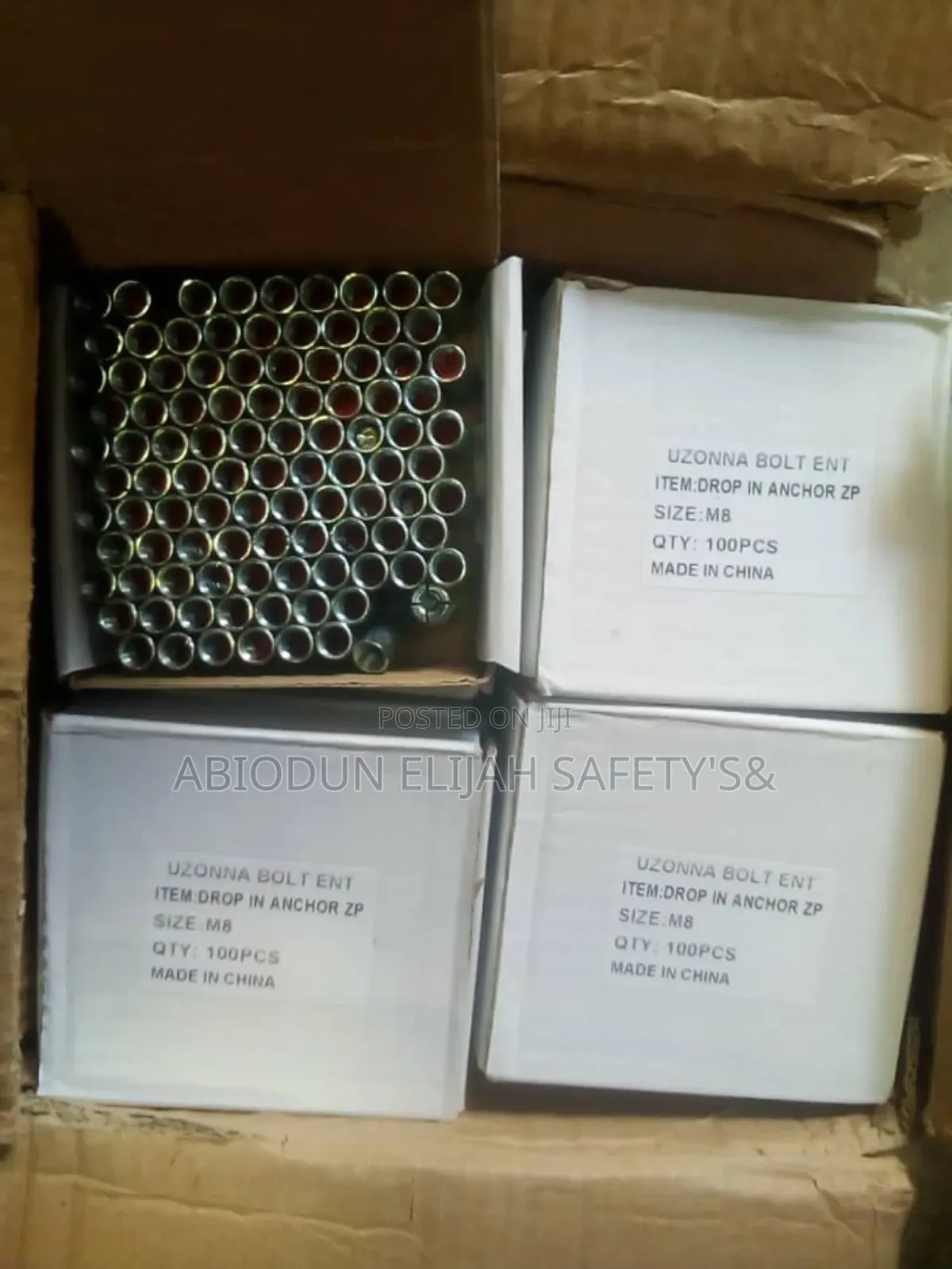 Original Quality Concrete Expansion Anchor Nut M8 by 100 PCS